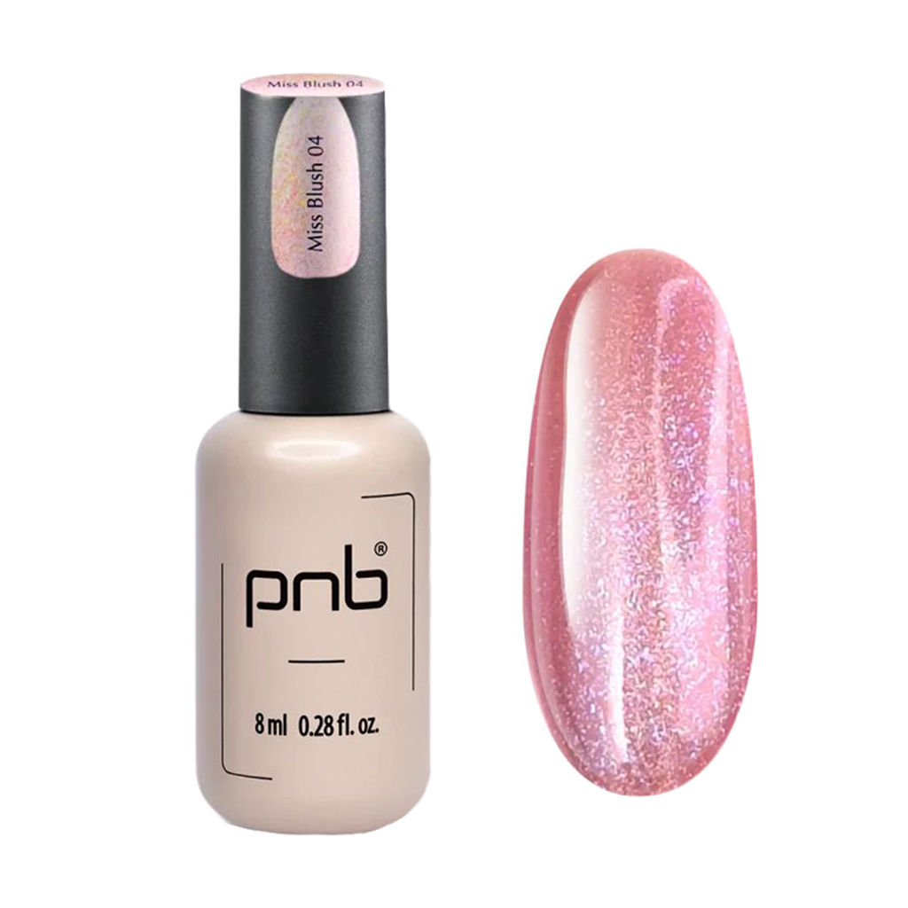 Магнітний гель-лак для нігтів PNB Magnetic Gel Polish Glamour Cat 04 Miss Blush, 8 мл