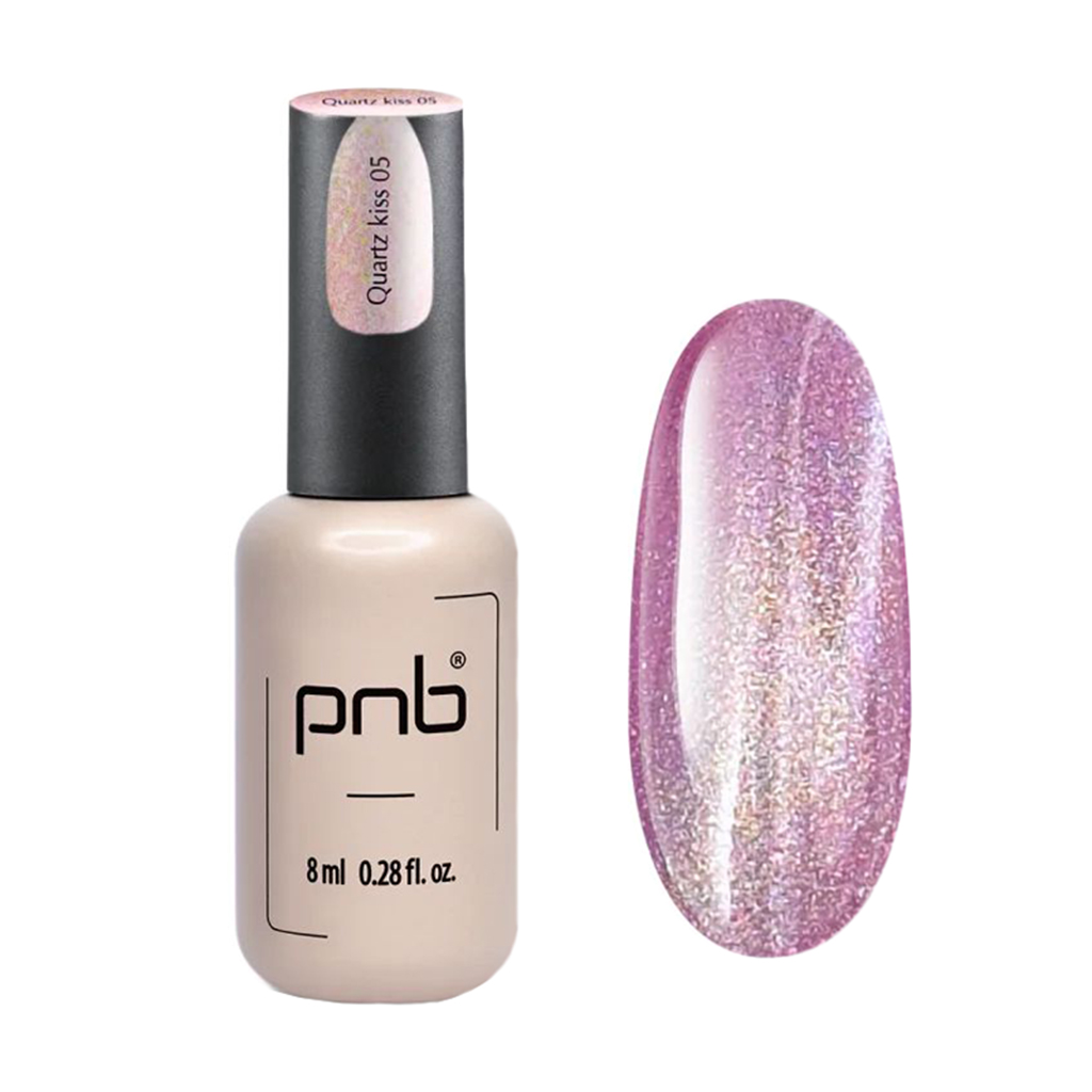 Магнітний гель-лак для нігтів PNB Magnetic Gel Polish Glamour Cat 05 Quartz Kiss, 8 мл