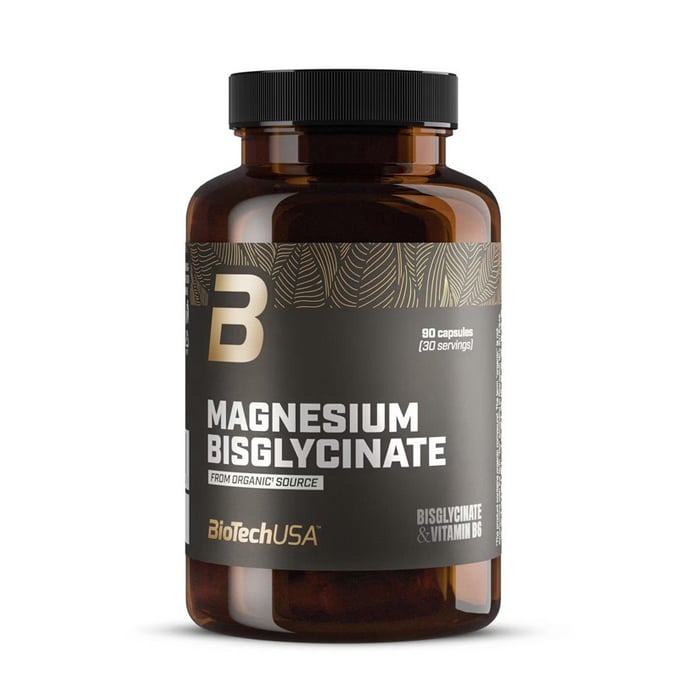 Магній бісгліцинат BioTechUSA From Organic Sources Magnesium Bisglycinate, 90 капсул