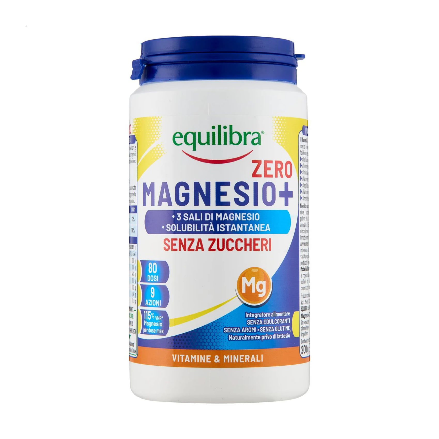 Магній equilibra Magnesio+ Zero в порошку, 200 г