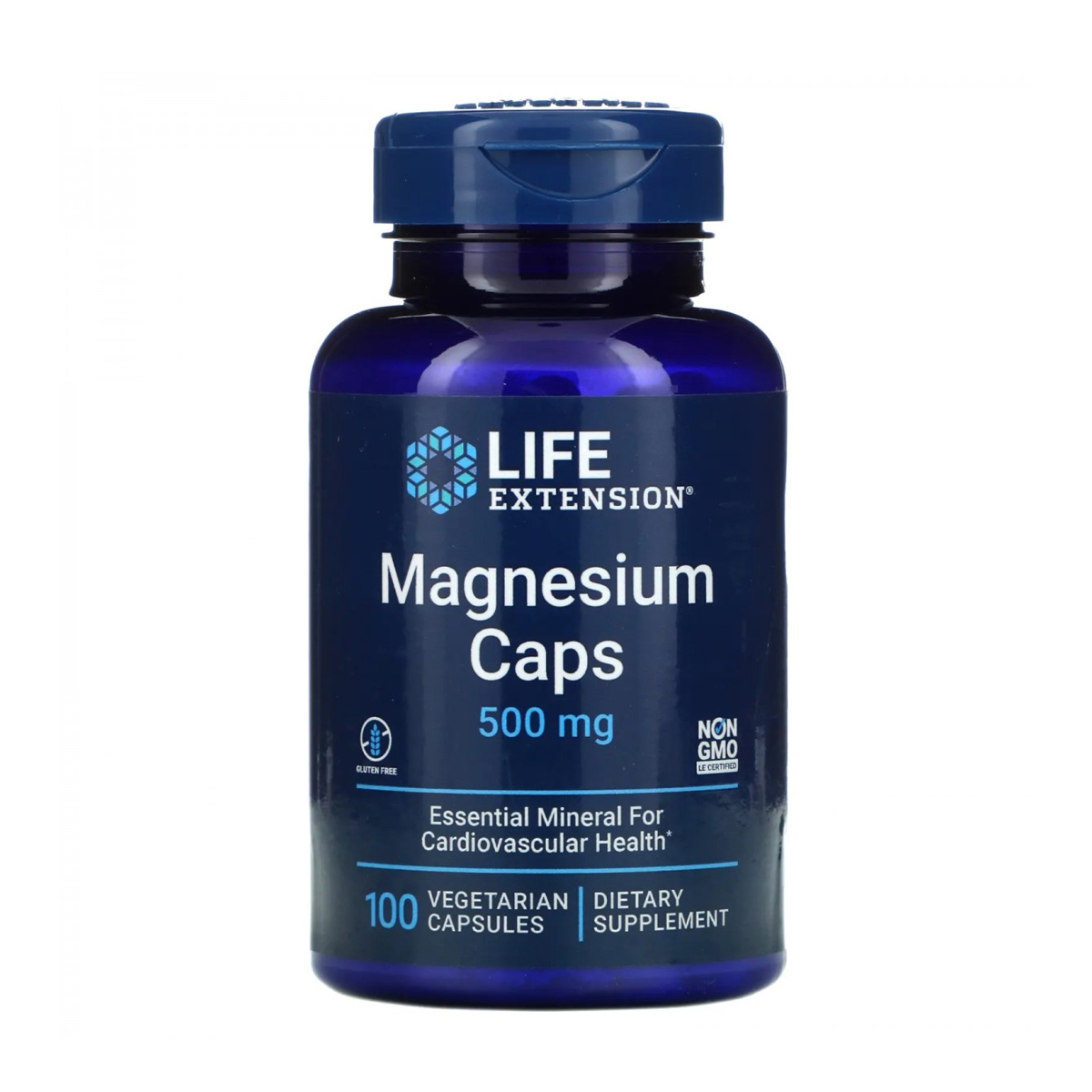 Магній Life Extension Magnesium 500 мг, 100 капсул