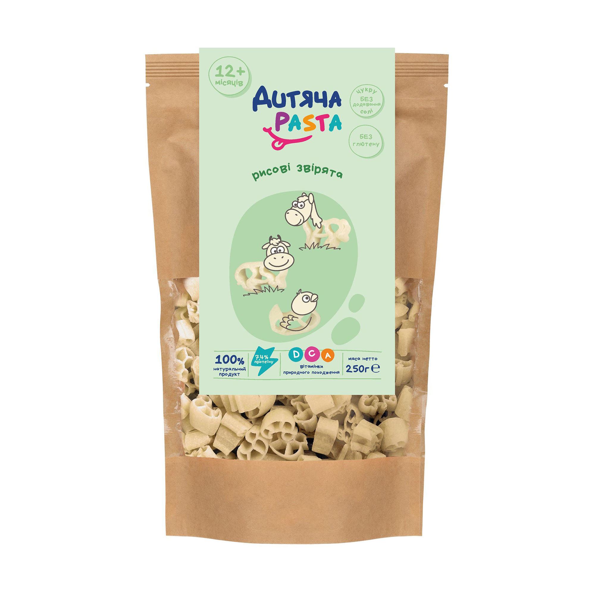 Макаронні вироби Дитяча Pasta з рису, від 1 року, 250 г