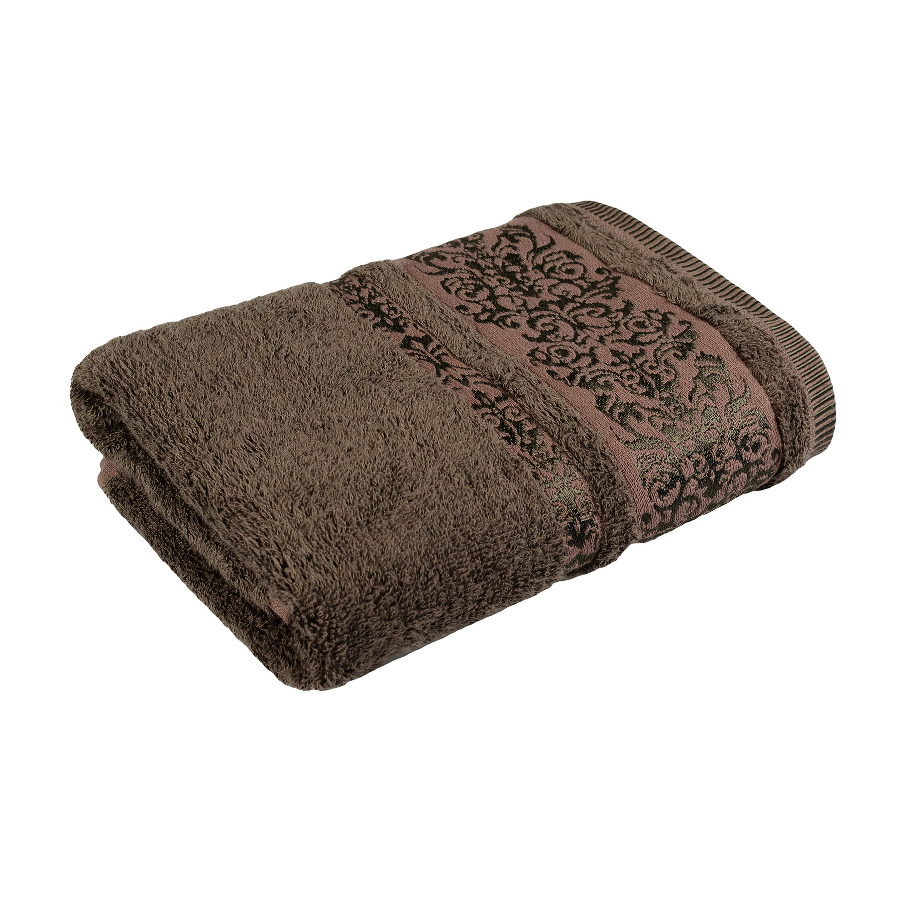 Махровий рушник для ванної Home Line Bamboo коричневий, 50*90 см (127248)