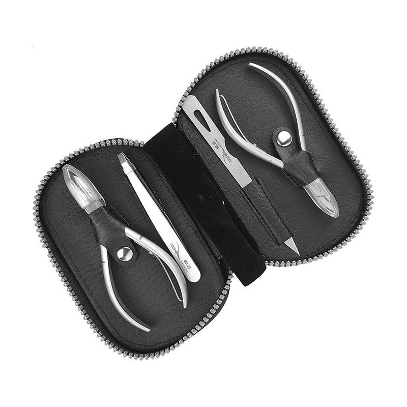 Манікюрний набір Nghia Export Manicure Set MD. 33, сірий, 5 предметів