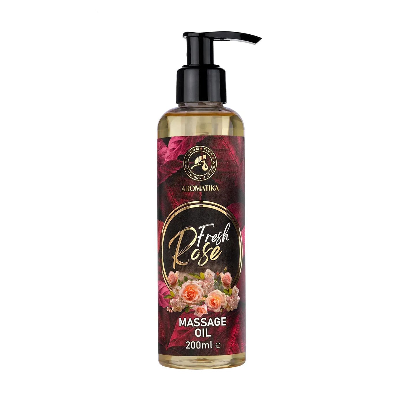 Масажна олія для тіла Ароматика Fresh Rose Massage Oil, 200 мл