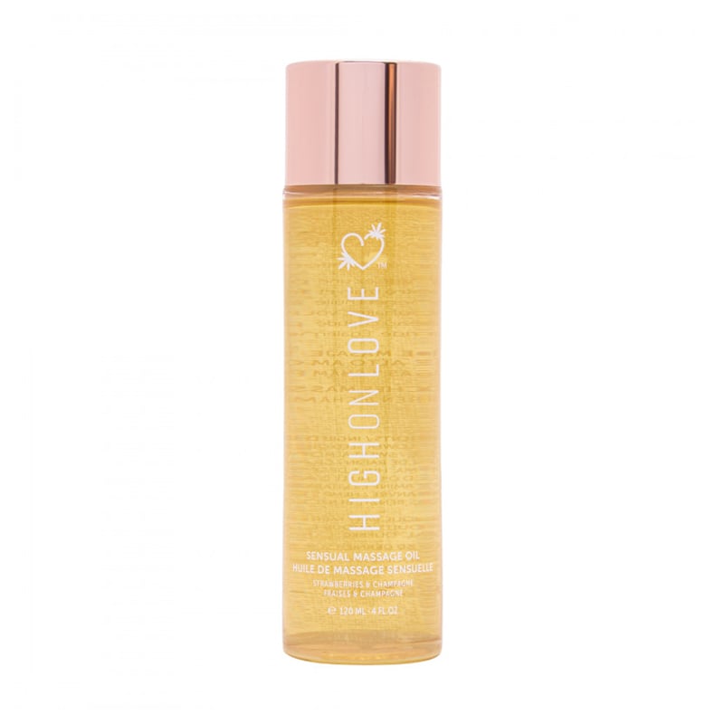 Масажна олія для тіла HighOnLove Sensual Massage Oil з ароматом полуниці та шампанського, 120 мл