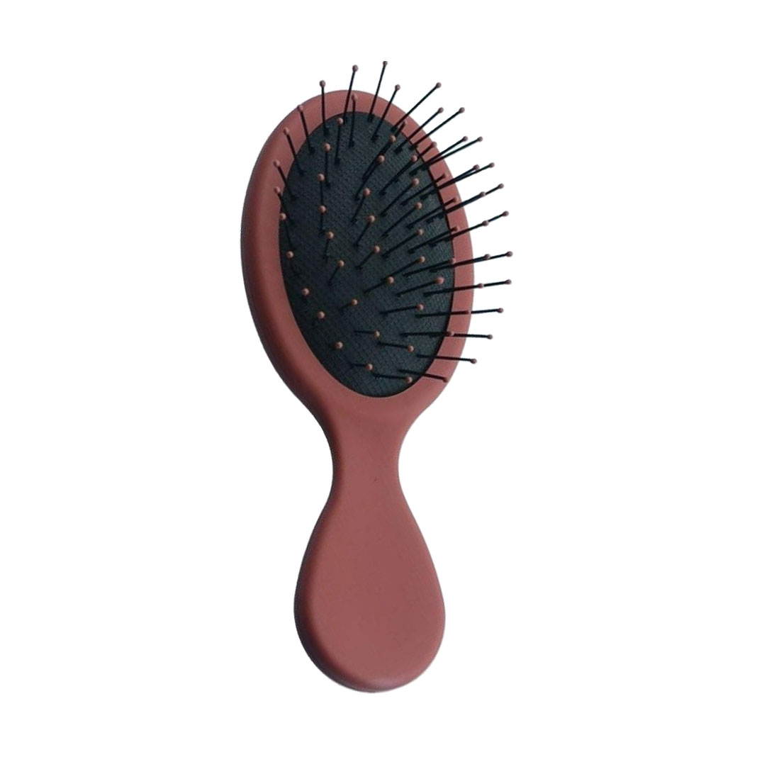 Масажна щітка для волосся Cosmo Shop міні, матова, 14*6 см, теракотова, 1 шт (CS305T)