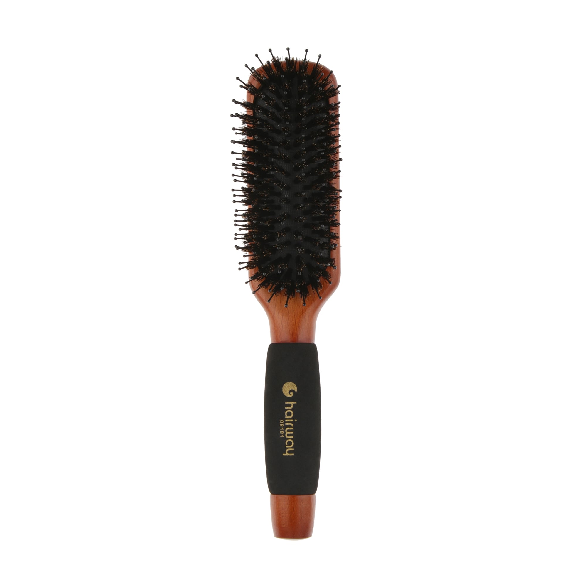 Масажна щітка для волосся Hairway Felicity прямокутна, чорна, 1 шт (8181)