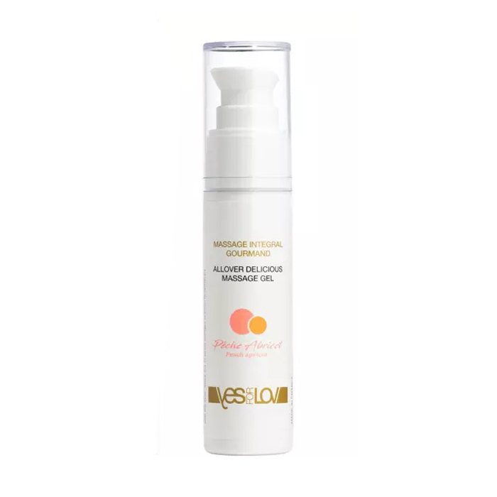 Масажний гель YESforLOV Allover Delicious Massage Gel Персик та абрикос, 50 мл