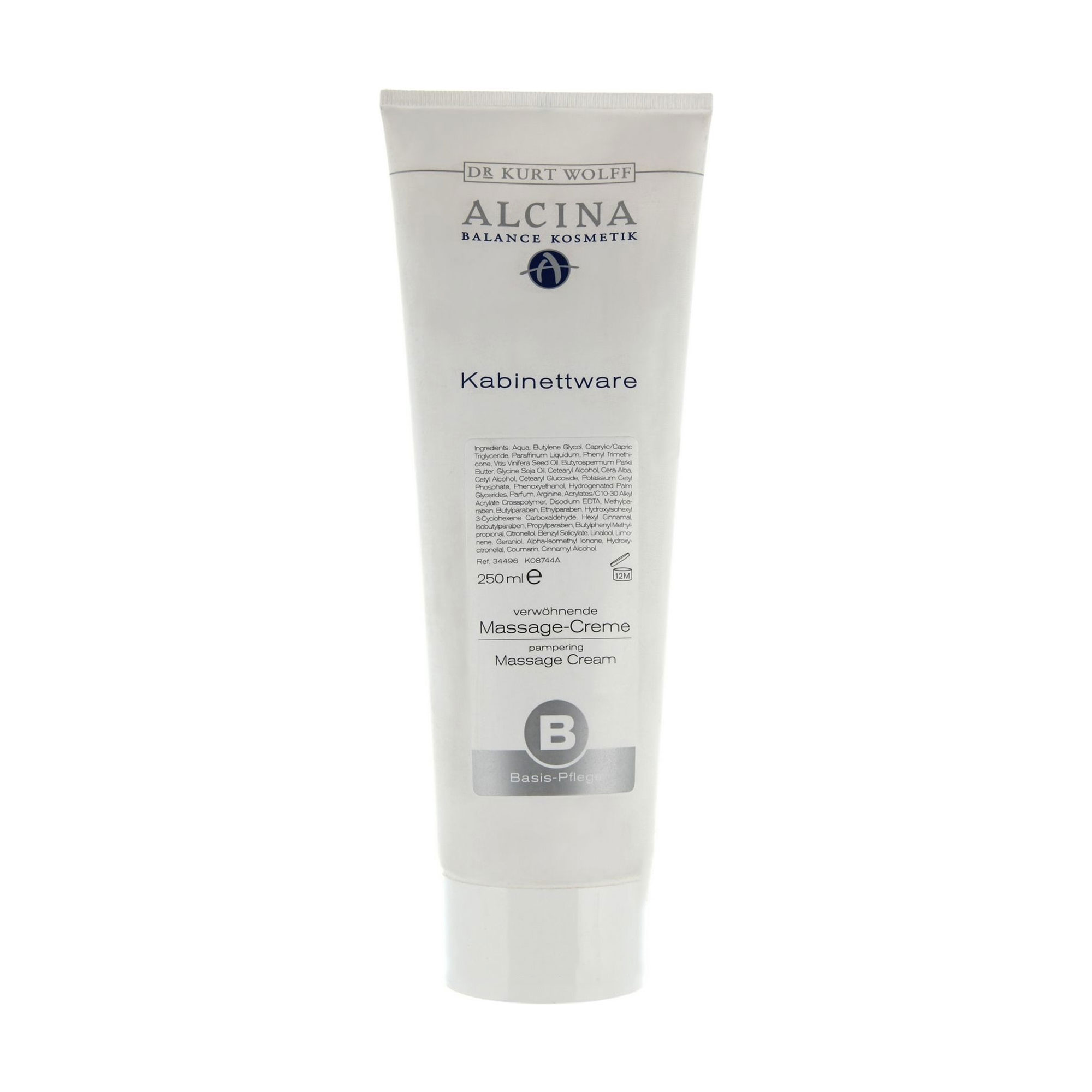 Масажний крем для обличчя Alcina Massage Creme Ніжний, 250 мл
