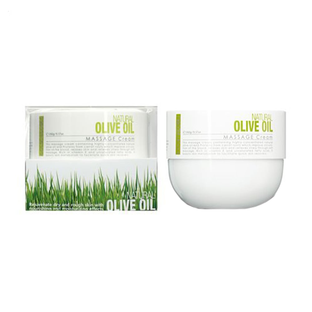 Масажний крем для обличчя та тіла Konad Iloje Flobu Massage Cream з оливковою олією, 260 г
