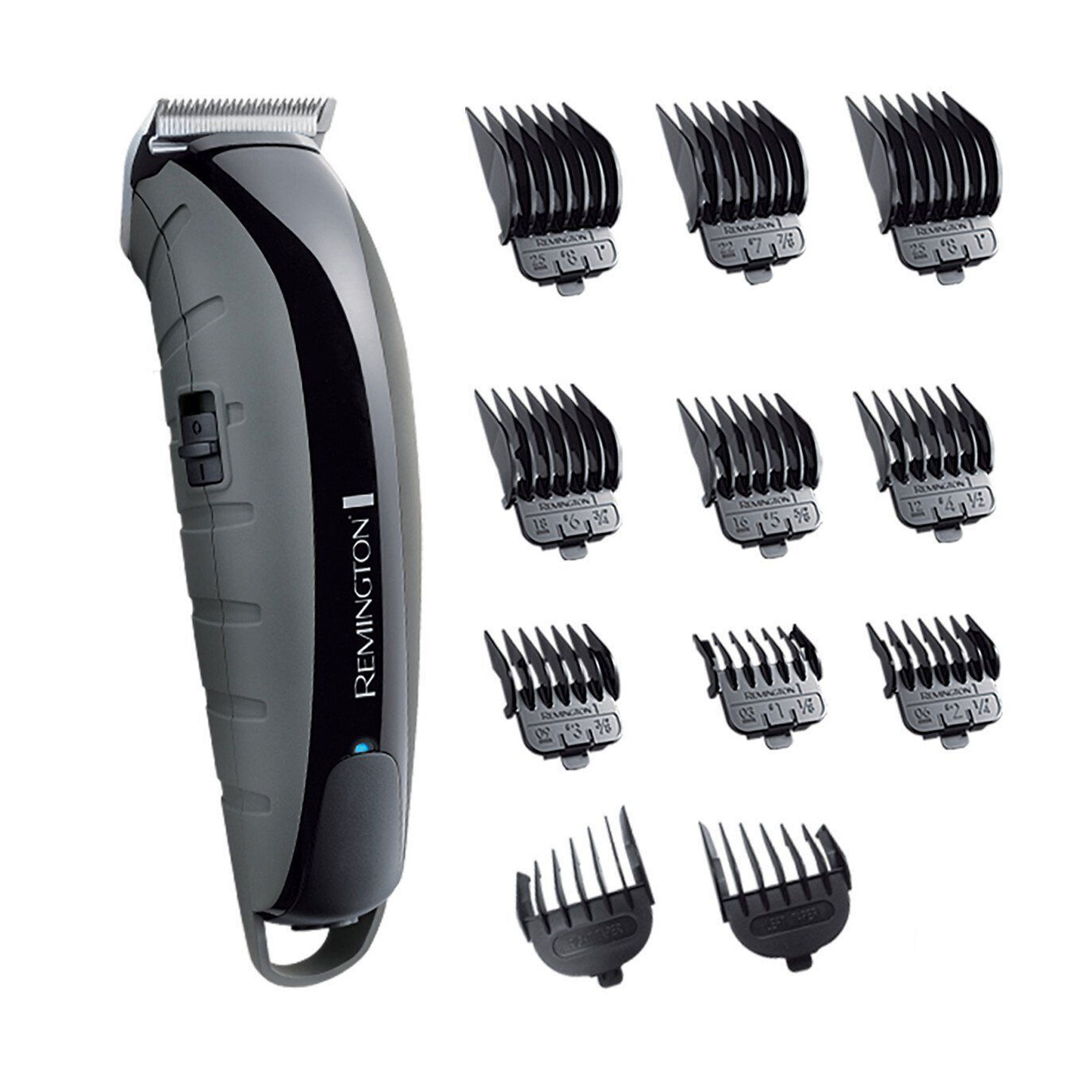 Машинка для стрижки Remington Virtually Indestructible 11 насадок, срібляста (HC5880)