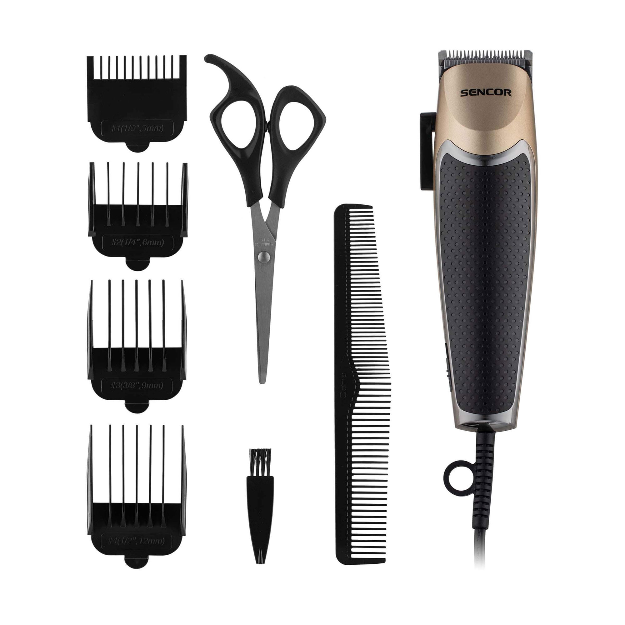 Машинка для стрижки волосся Sencor Hair Clipper 4 насадки (SHP 460CH)