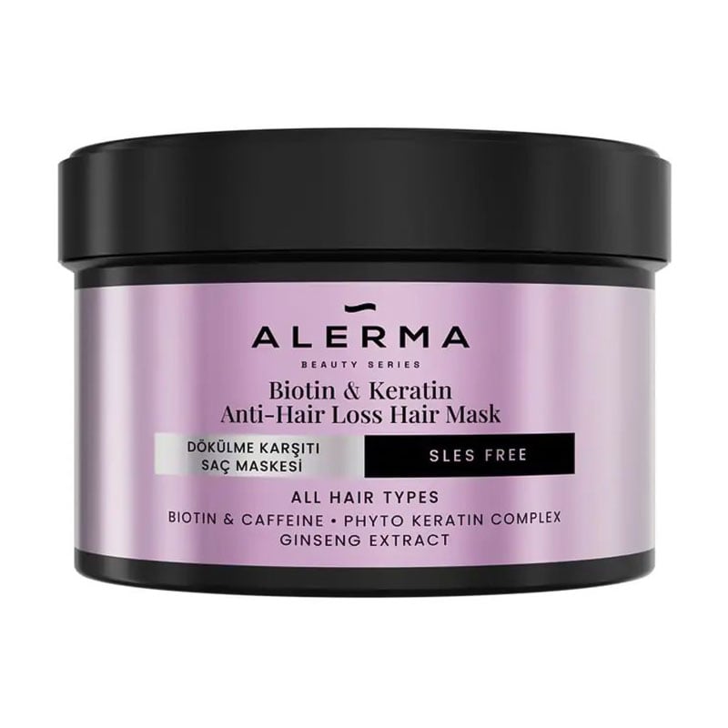 Маска Alerma Biotin &amp; Keratin Anti-Hair Loss Hair Mask проти випадіння волосся, 240 мл