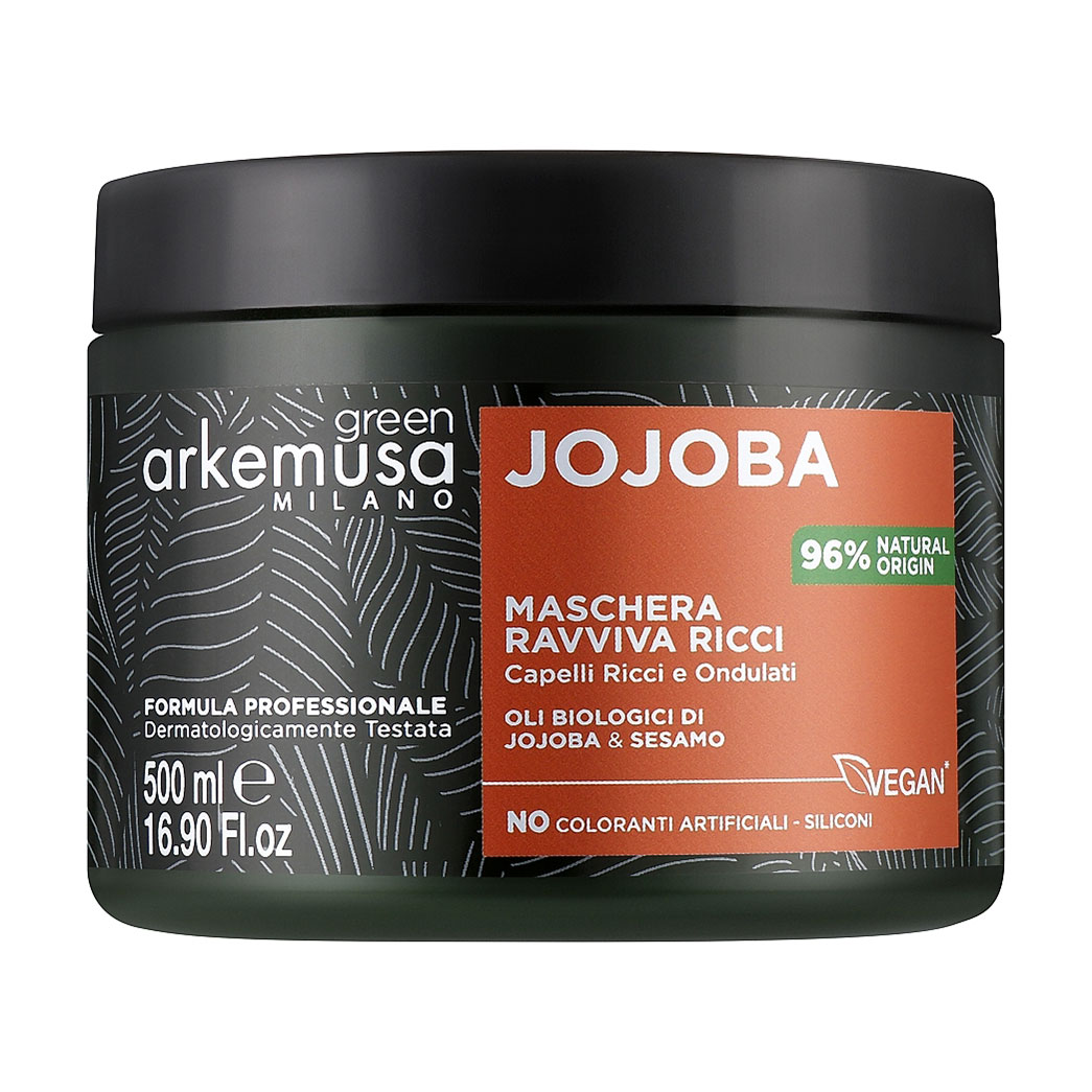 Маска Arkemusa Green Jojoba Hair Mask для кучерявого та хвилястого волосся, з екстрактом жожоба, 500 мл