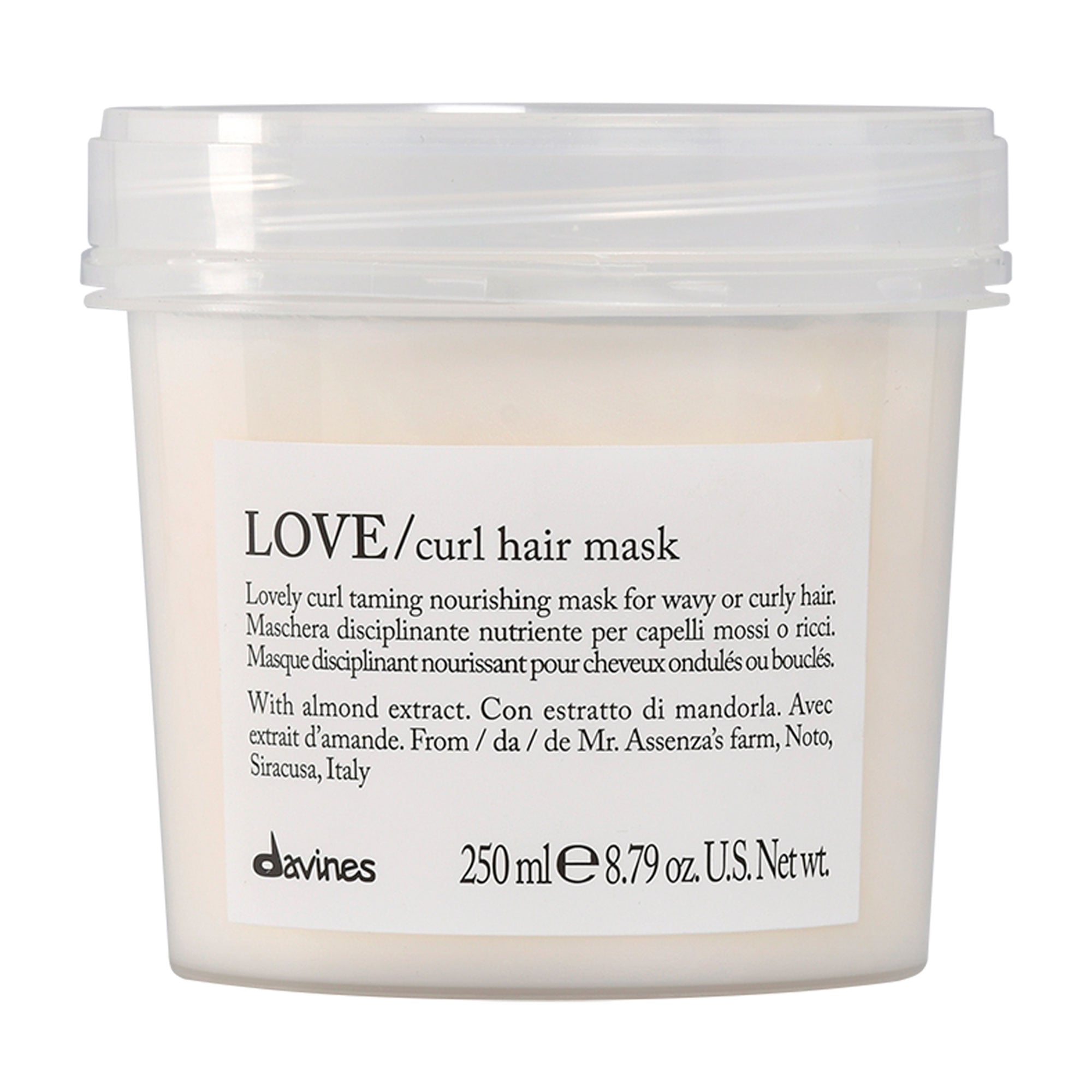 Маска Davines Love Curl Hair Mask для живлення та контролю завитка, 250 мл