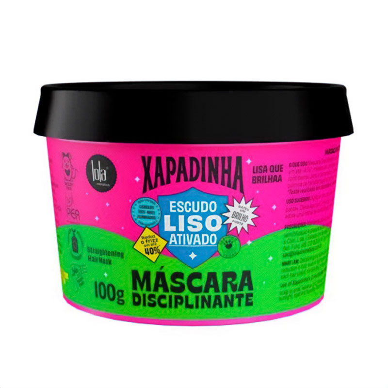 Маска для гладкості волосся Lola From Rio Xapadinha Anti-Frizz Mask For Straight Hair, 100 г