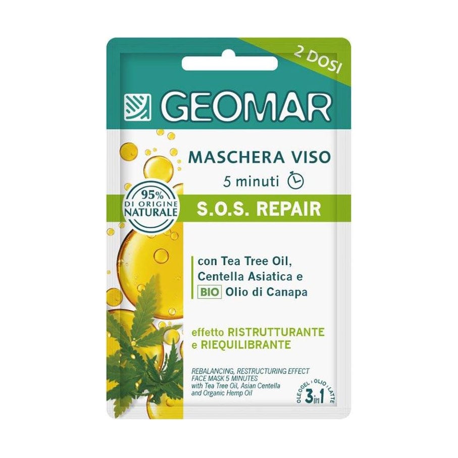 Маска для обличчя Geomar S.O.S. Repair Face Mask, 15 мл
