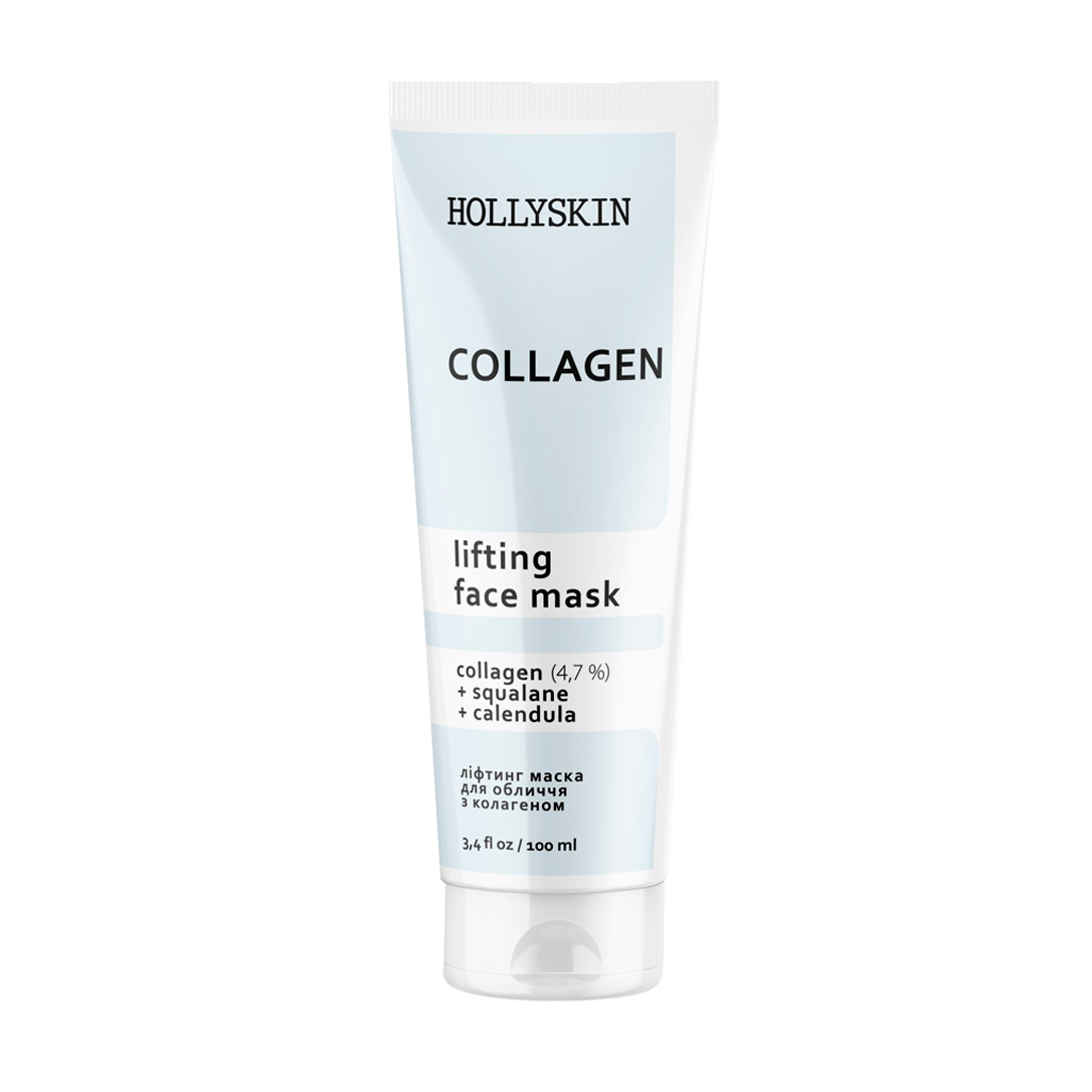 Маска для обличчя Hollyskin Collagen Face Mask з колагеном, 100 мл