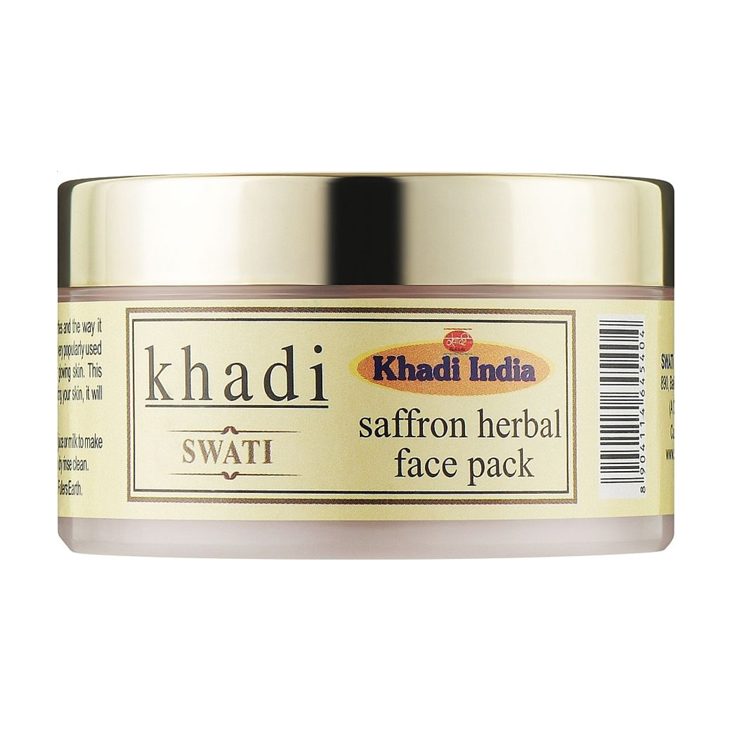 Маска для обличчя Khadi Swati Saffron Herbal Face Pack, 50 мл