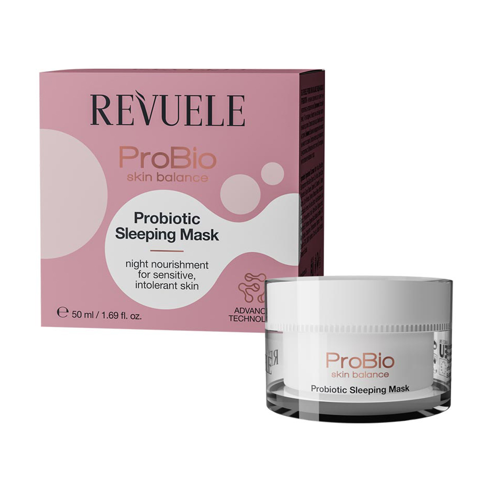 Маска для обличчя Revuele Probio Skin Balance Probiotic Sleeping Mask з пробіотиками, 50 мл