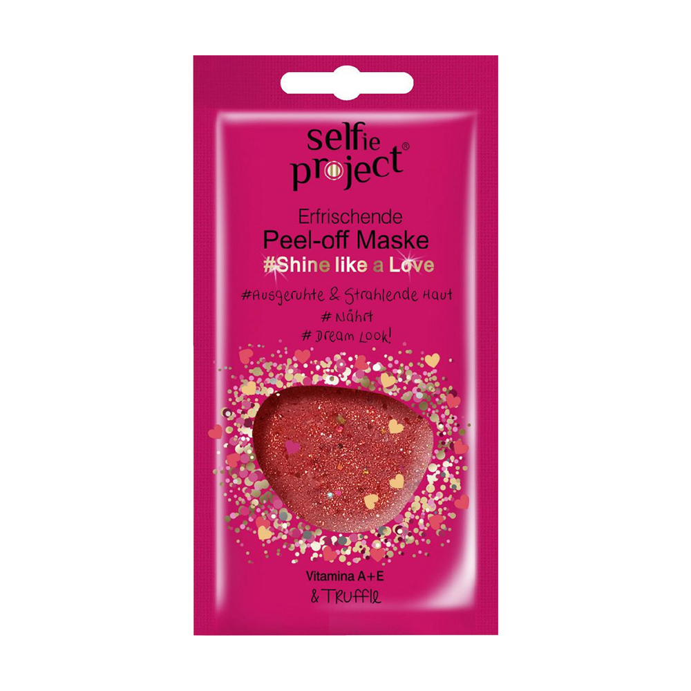 Маска для обличчя Selfie Project Glowing Peel-Off Mask Shine Like A Love, 12 мл