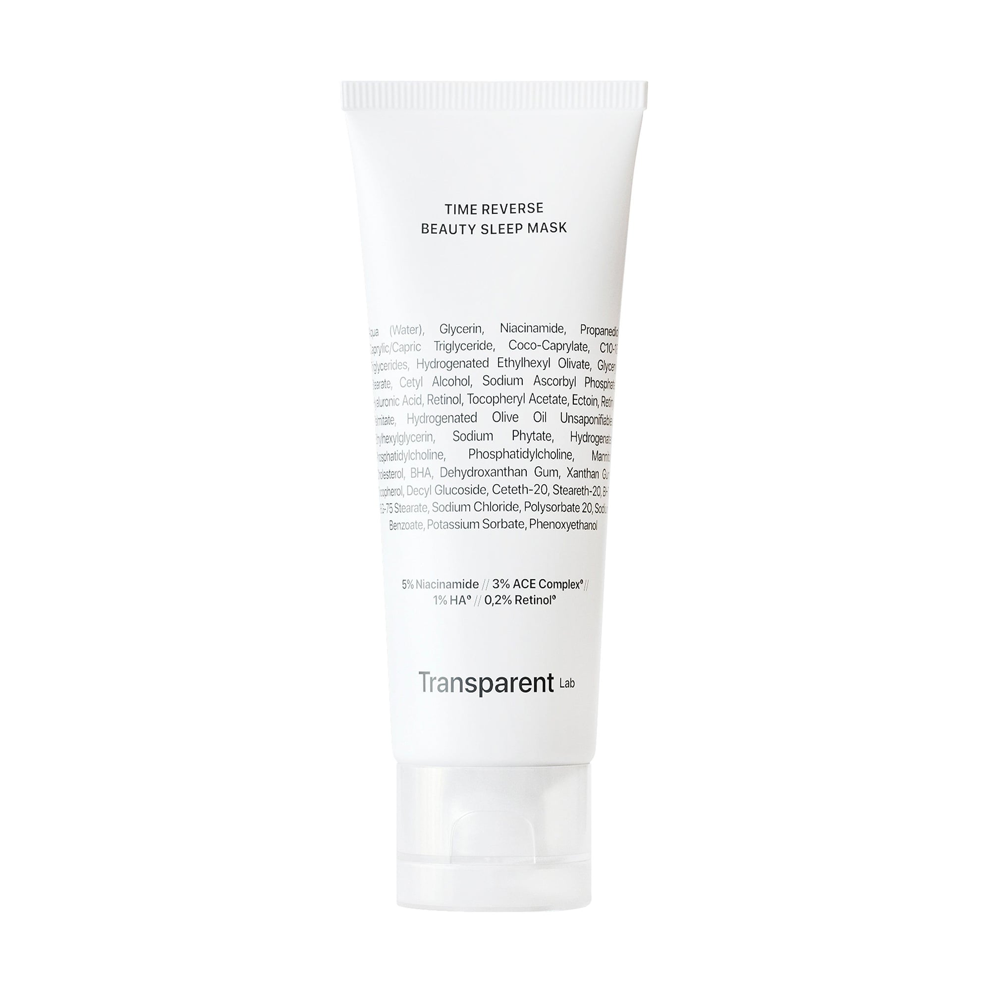 Маска для обличчя Transparent Lab Time Reverse Beauty Sleep Mask, 75 мл