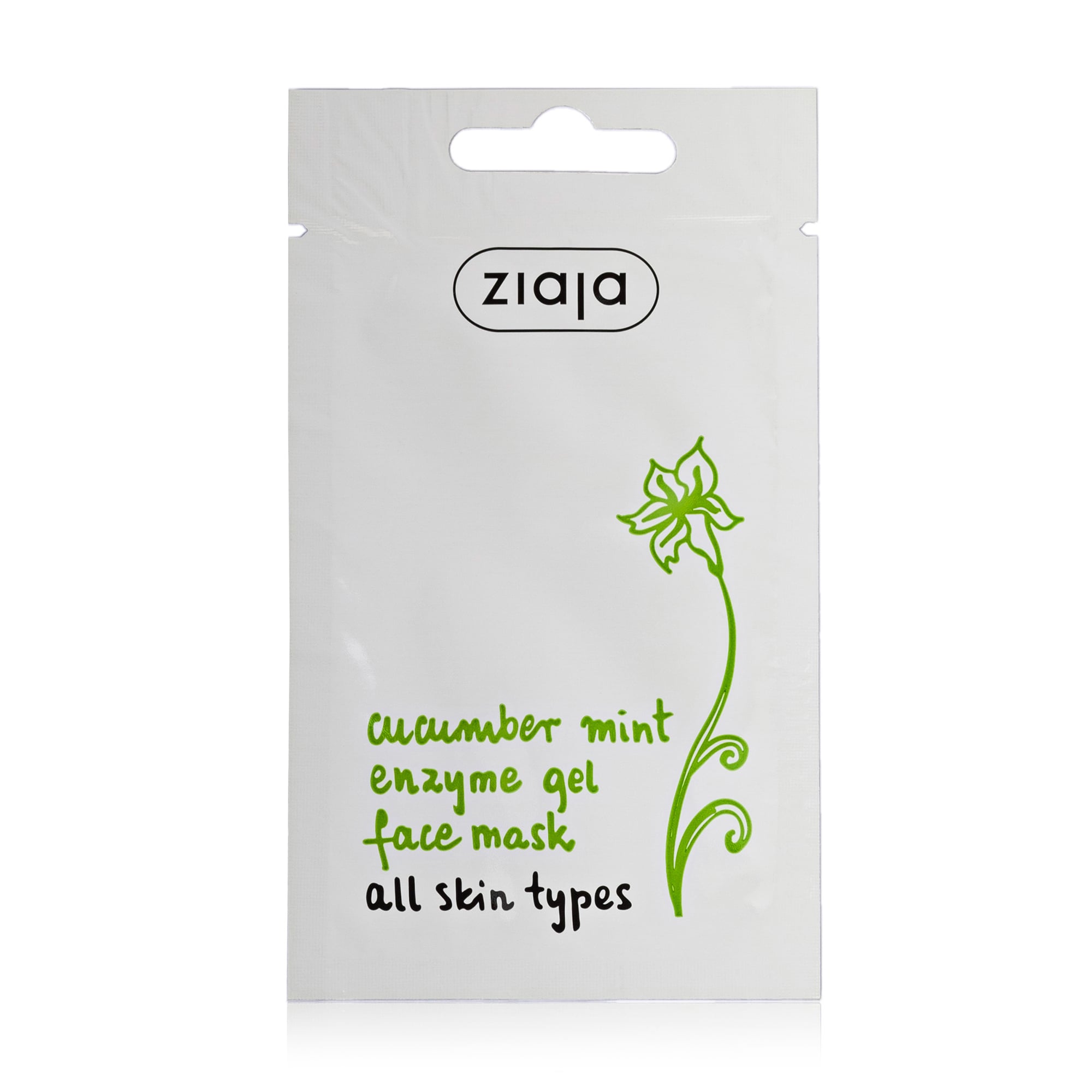 Маска для обличчя Ziaja Face Mask Огірок з м'ятою, 7 мл