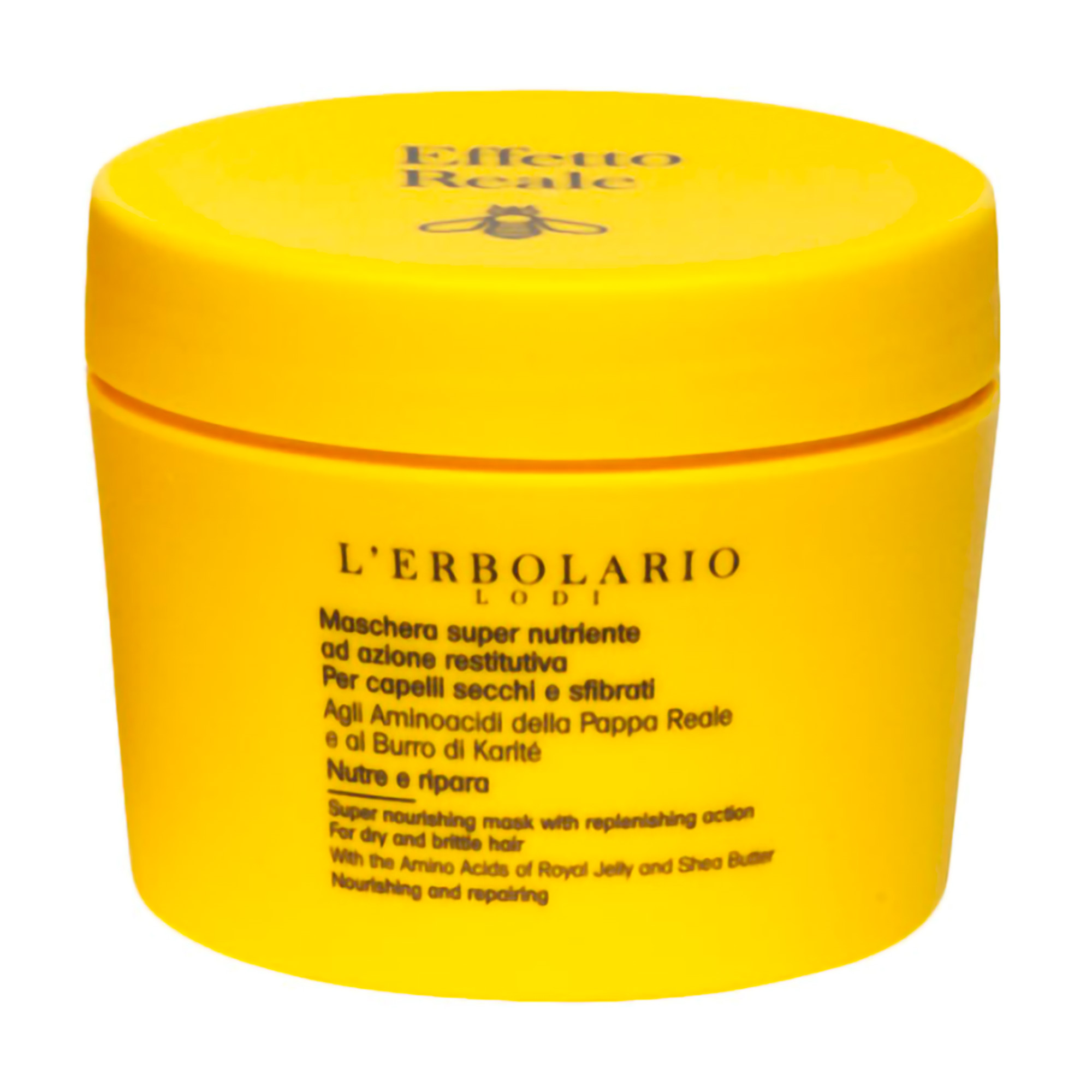 Маска для сухого та пошкодженого волосся L'Erbolario Effetto Reale Maschera Super Nutriente Інтенсивне живлення, 150 мл