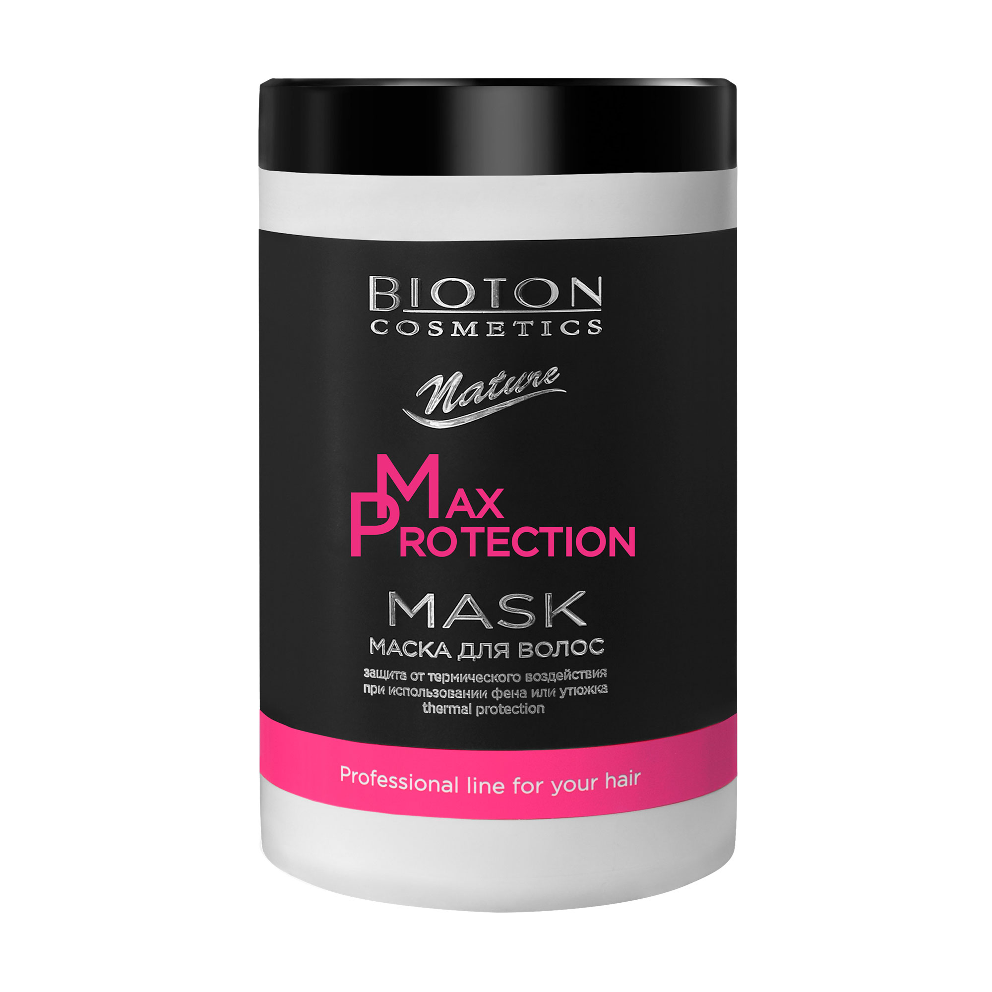 Маска для волосся Bioton Cosmetics Nature Professional Max Protection Mask захист від термічного впливу, 1 л