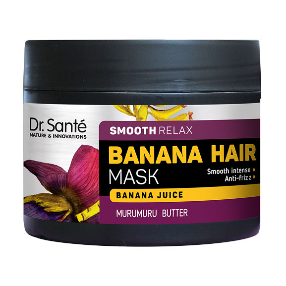 Маска для волосся Dr. Sante Banana Hair Smooth Relax Mask, 300 мл