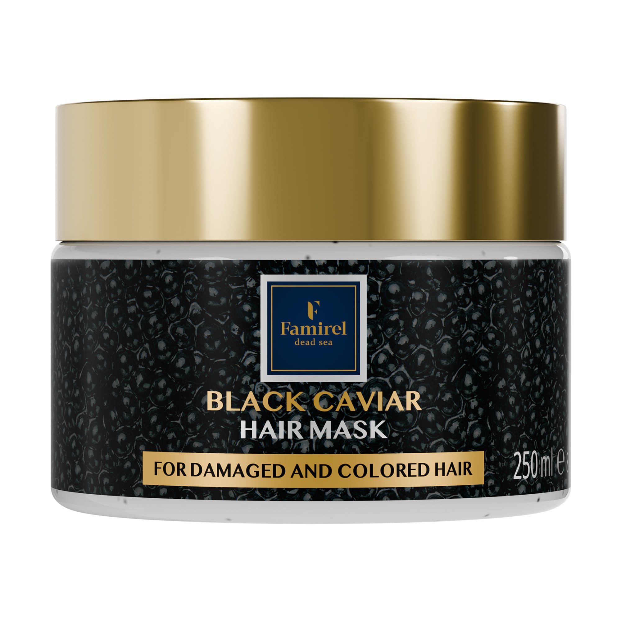 Маска для волосся Famirel Black Caviar Hair Mask з екстрактом чорної ікри, 250 мл
