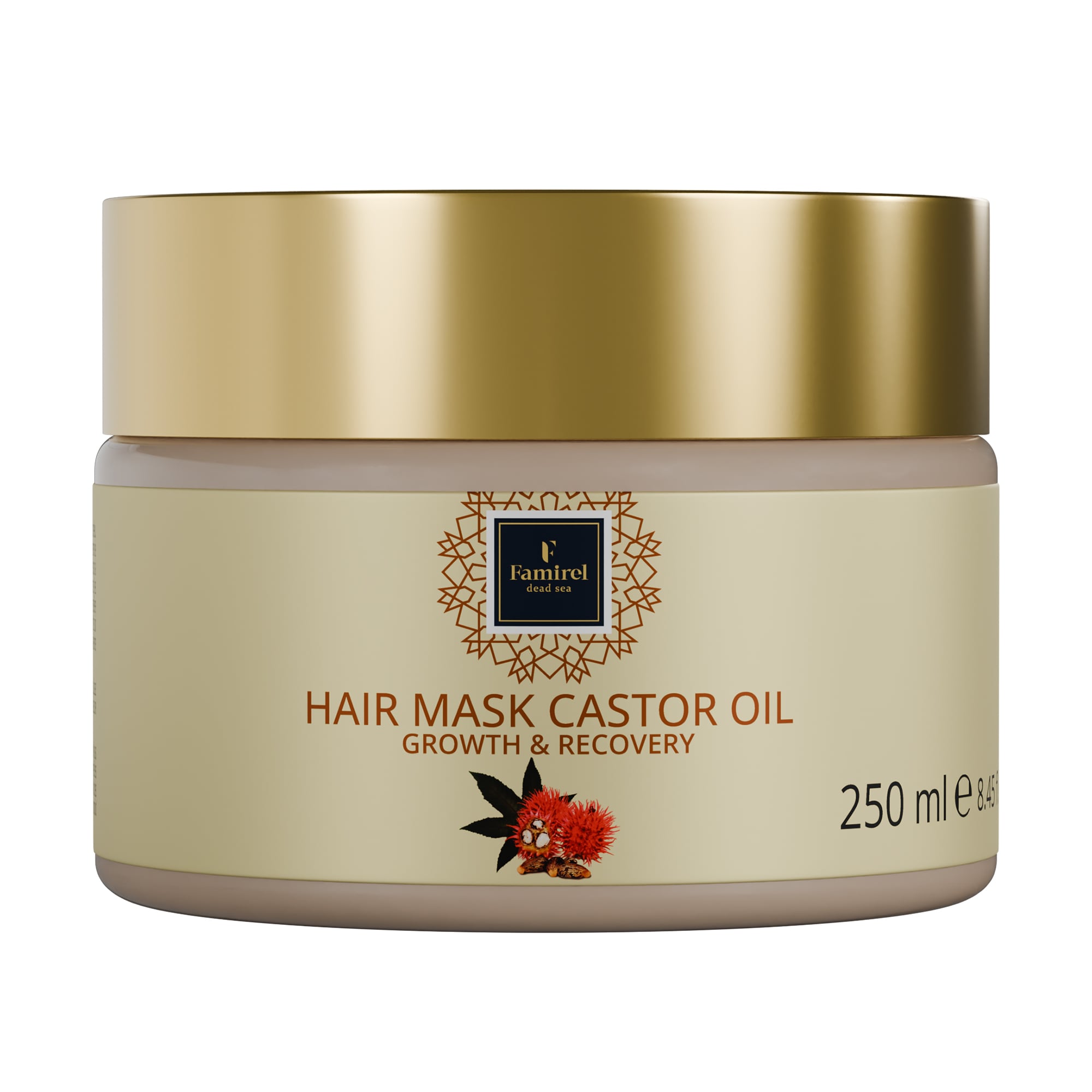 Маска для волосся Famirel Hair Mask Castor Oil з рициновою олією, 250 мл