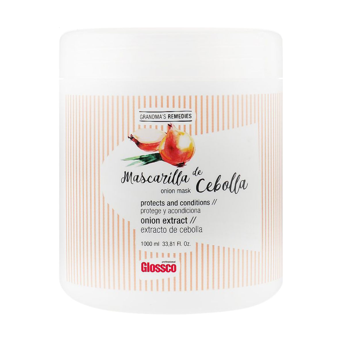 Маска для волосся Glossco Professional Grandma's Remedies Onion Mask з цибулею, 1 л