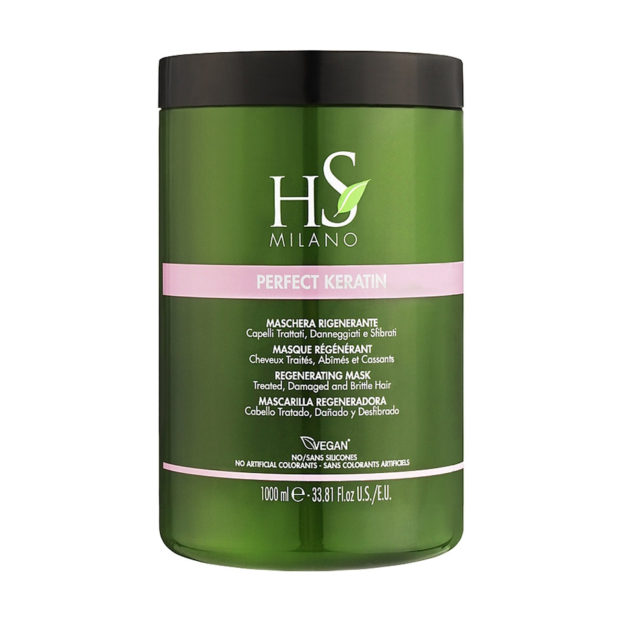 Маска для волосся HS Milano Perfect Keratin Mask з кератином для ламкого волосся, 1 л