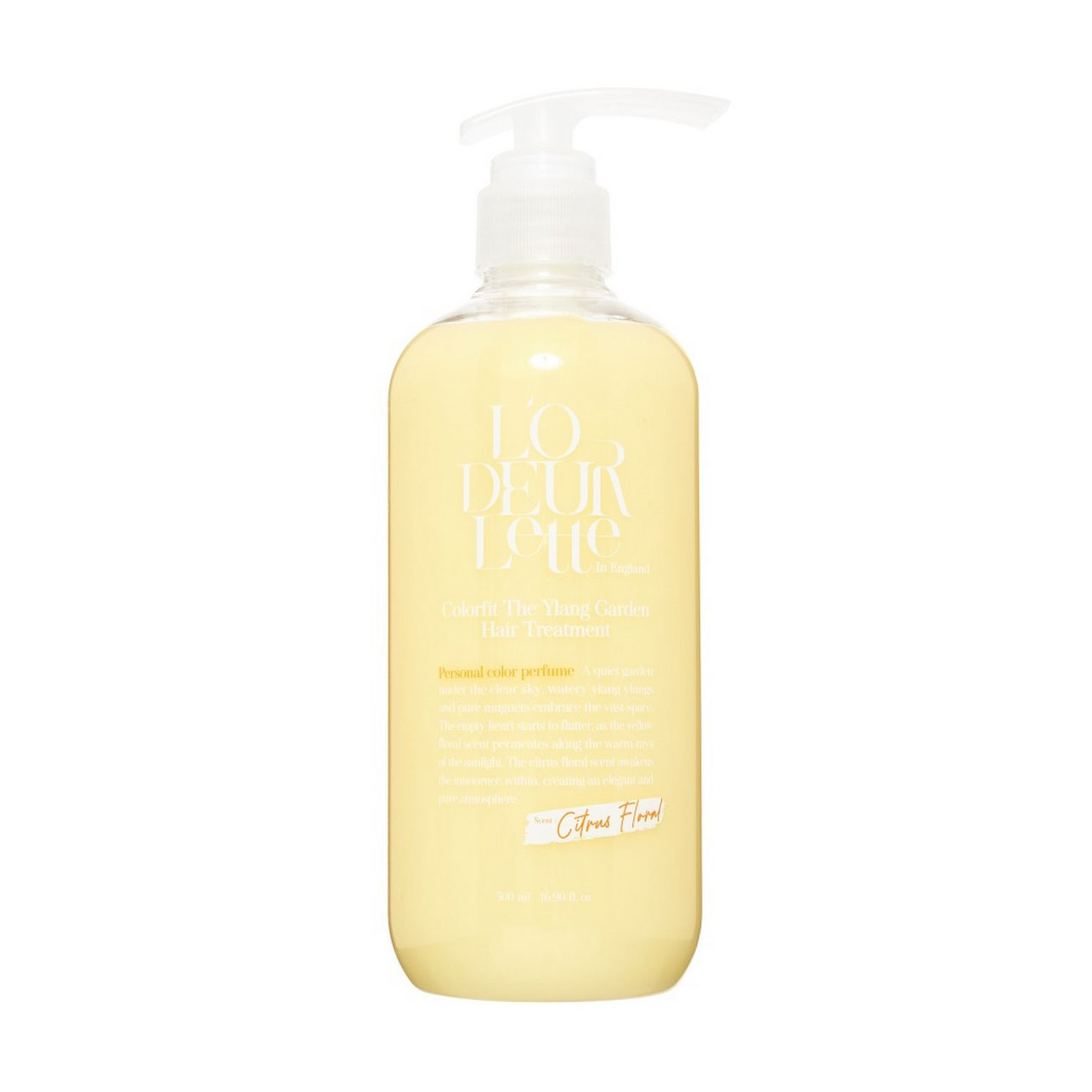 Маска для волосся L'Odeurlette In England Colorfit The Ylang Garden Hair Treatment, 500 мл