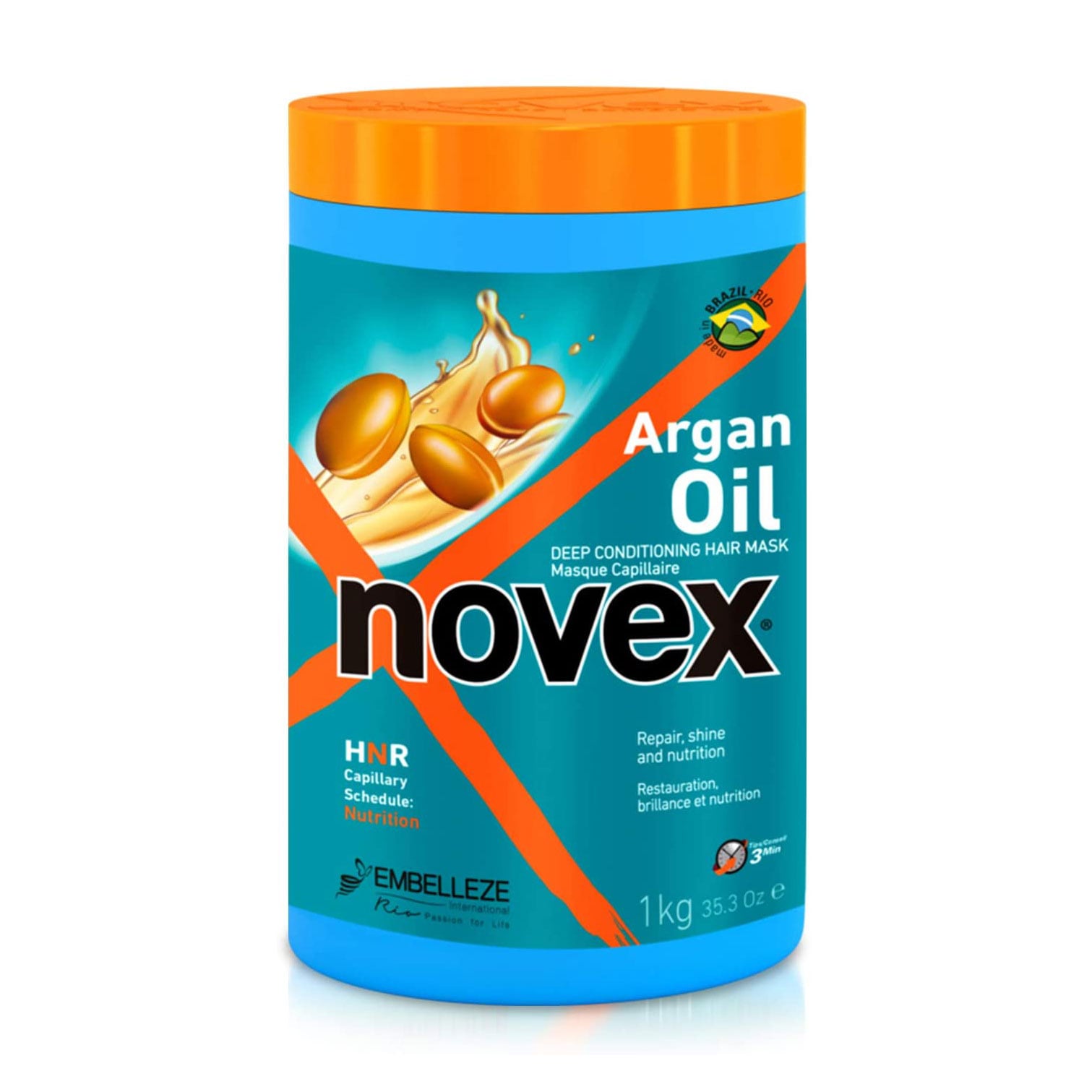 Маска для волосся Novex Argan Oil Hair Mask з аргановою олією, 1 кг