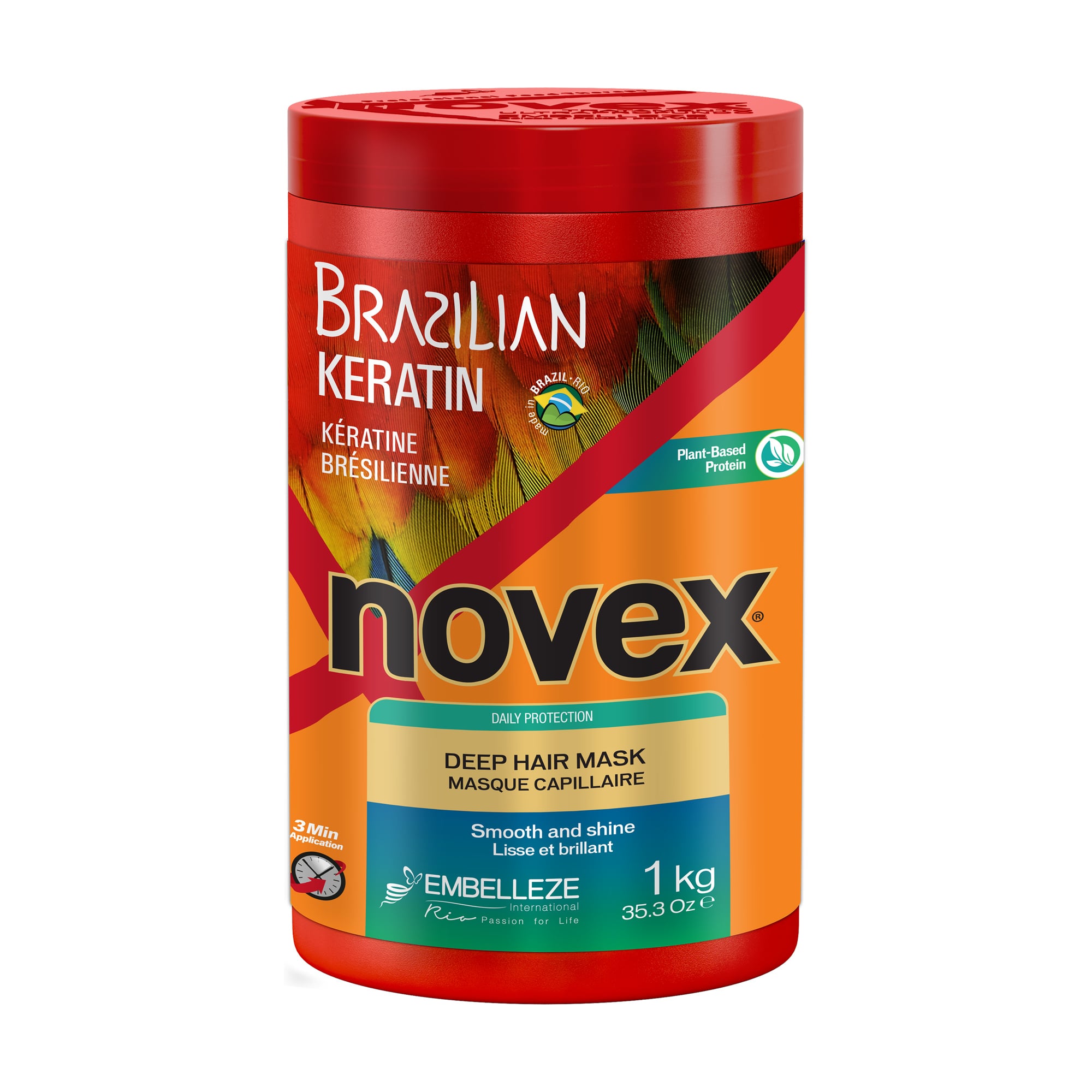 Маска для волосся Novex Brazilian Keratin, 1 кг
