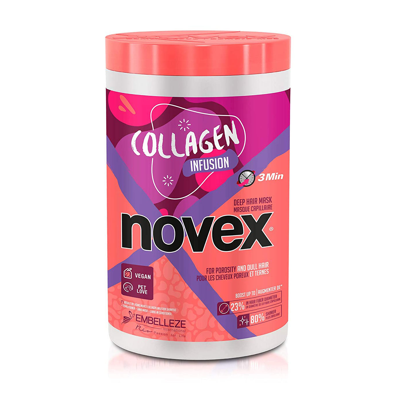 Маска для волосся Novex Collagen Infusion Hair Mask з колагеном, 1 кг