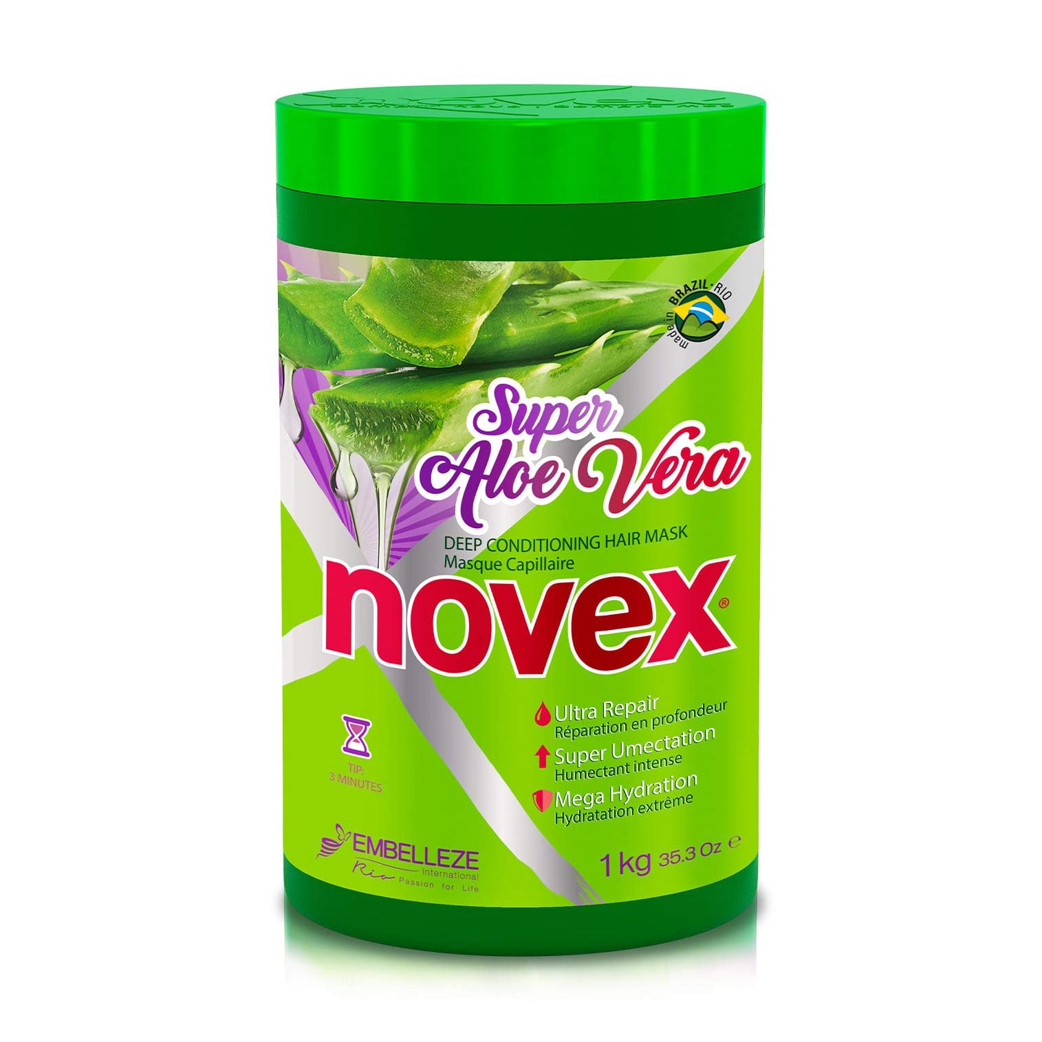 Маска для волосся Novex Super Aloe Vera Hair Mask з алое вера, 1 кг