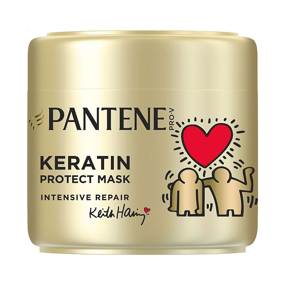 Маска для волосся Pantene Pro-V Keith Haring Intensive Repair Keratin Protect Mask Інтенсивне відновлення, 300 мл