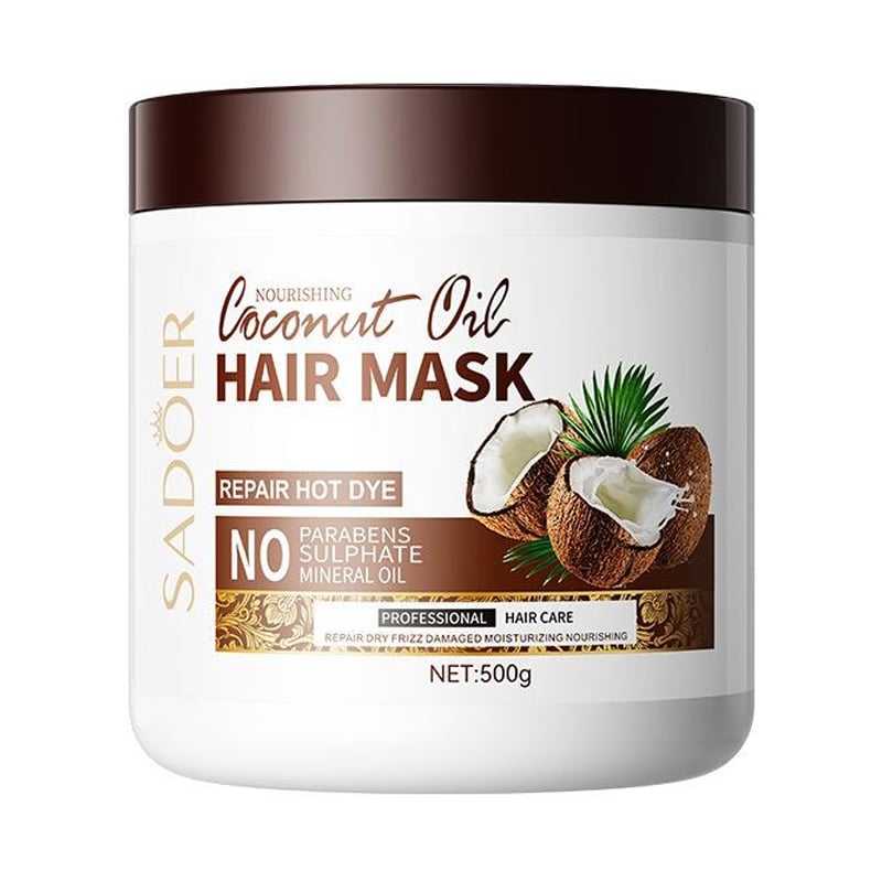 Маска для волосся Sadoer Coconut Oil Hair Mask, 500 г