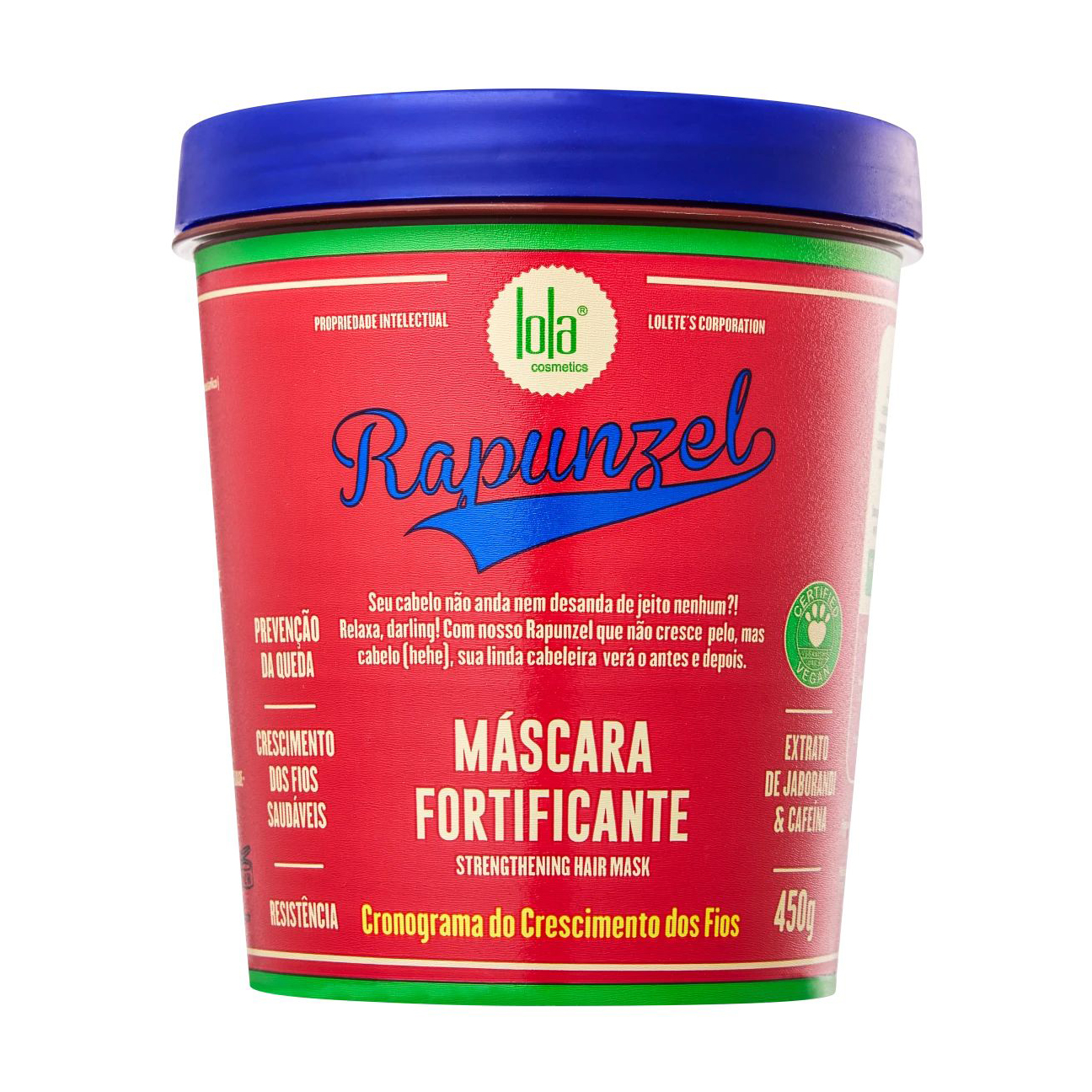 Маска для зміцнення волосся Lola From Rio Rapunzel Strengthening Hair Mask, 450 г