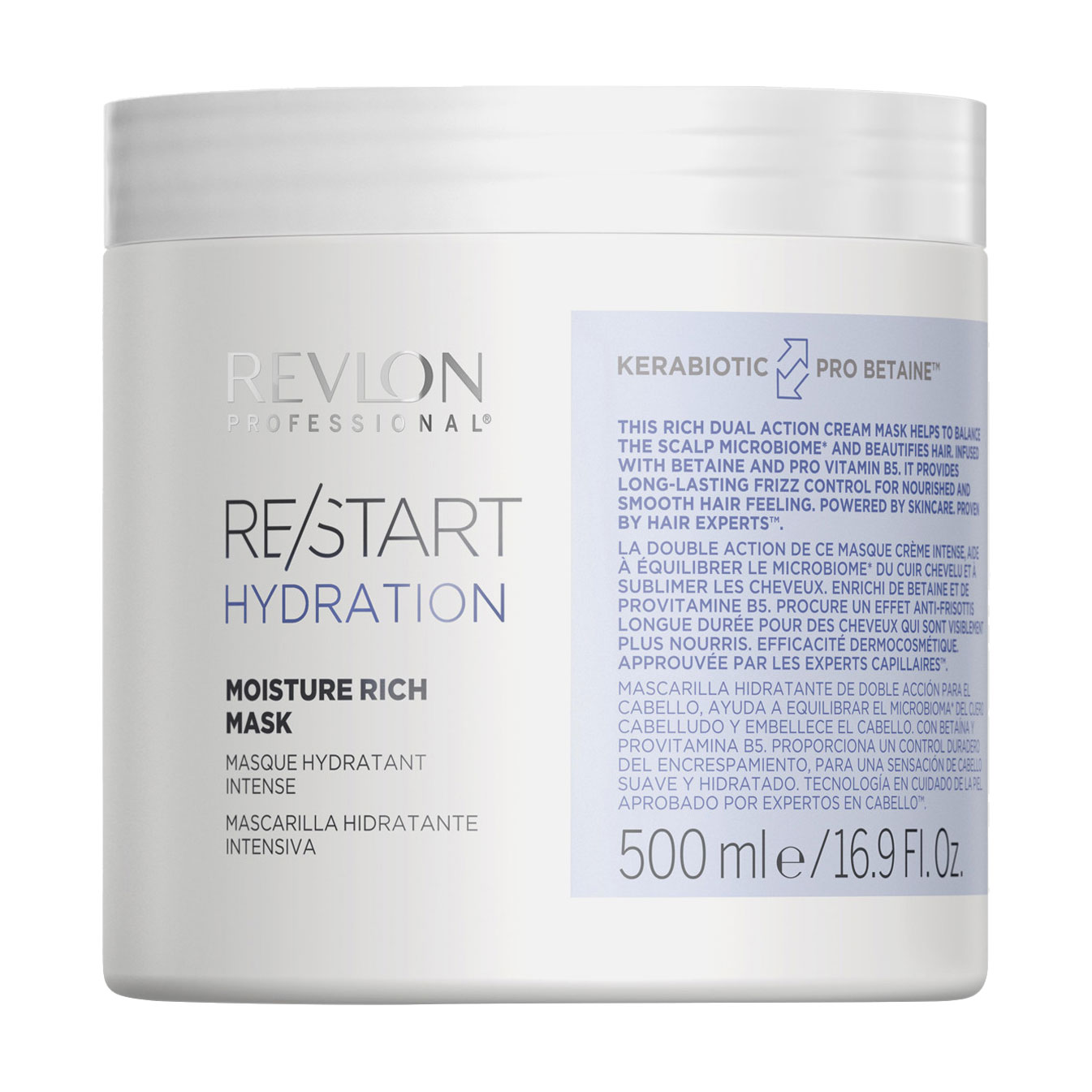 Маска для зволоження волосся Revlon Professional Restart Hydration Moisture Rich Mask, 500 мл