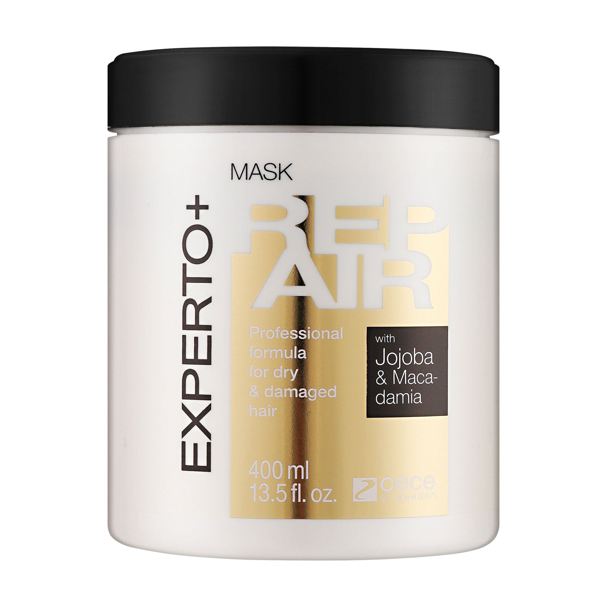 Маска EXPERTO+ Repair Mask для відновлення сухого та пошкодженого волосся, 400 мл