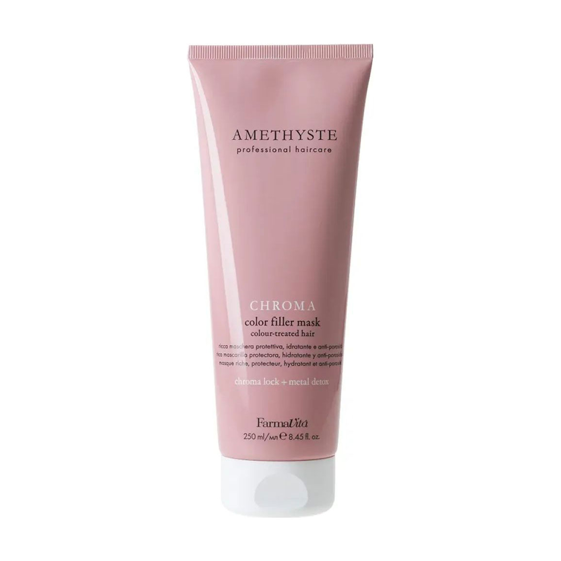 Маска FarmaVita Amethyste Chroma Color Filler Mask для фарбованого волосся, 250 мл