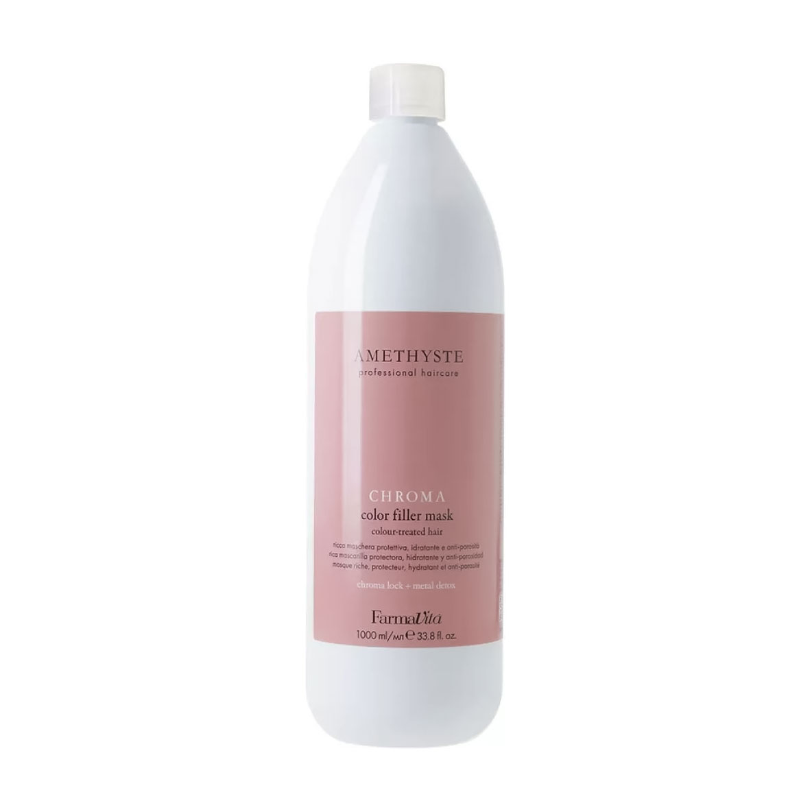 Маска FarmaVita Amethyste Chroma Color Filler Mask для фарбованого волосся, 1 л