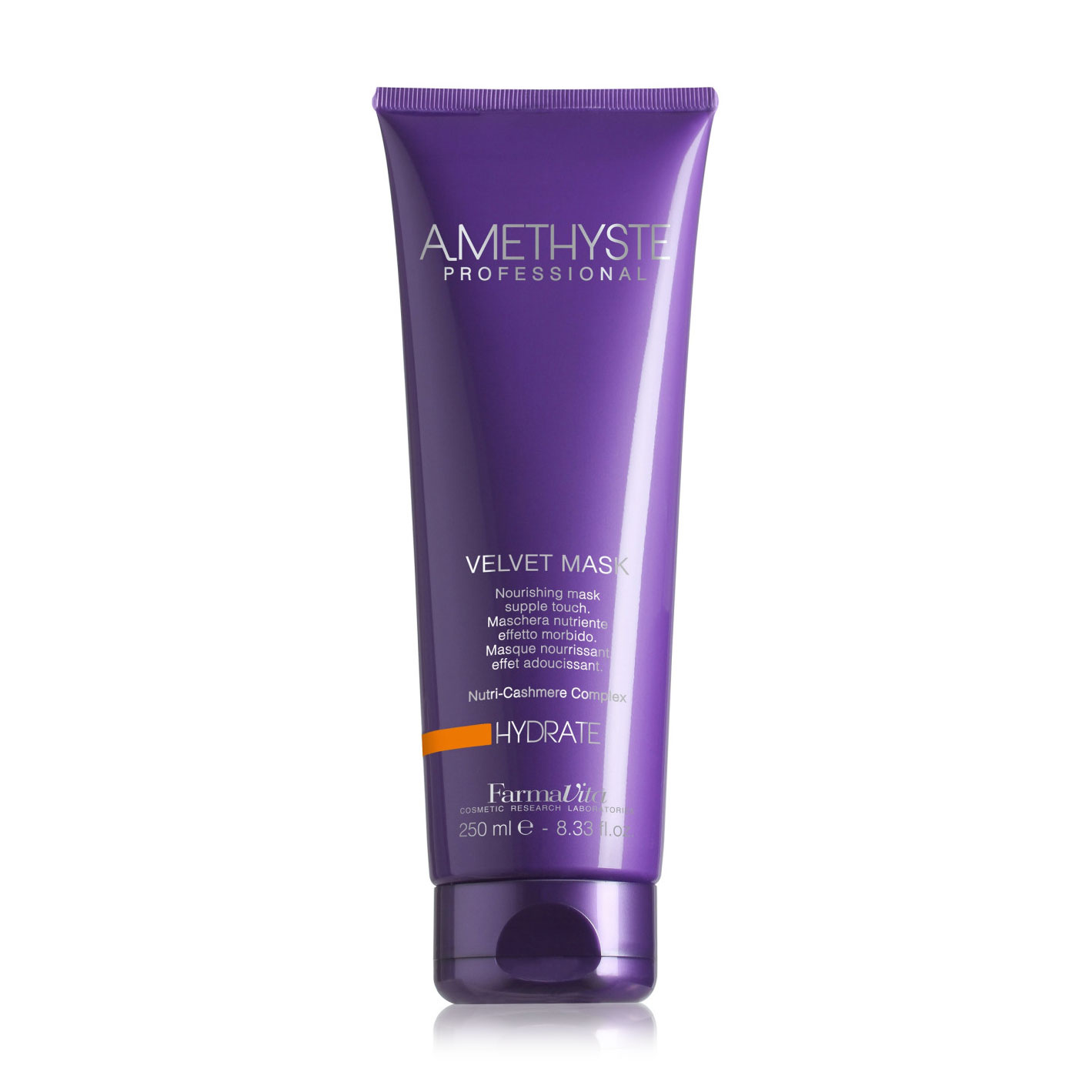 Маска FarmaVita Amethyste Hydrate Velvet Mask для сухого та ослабленого волосся, 250 мл