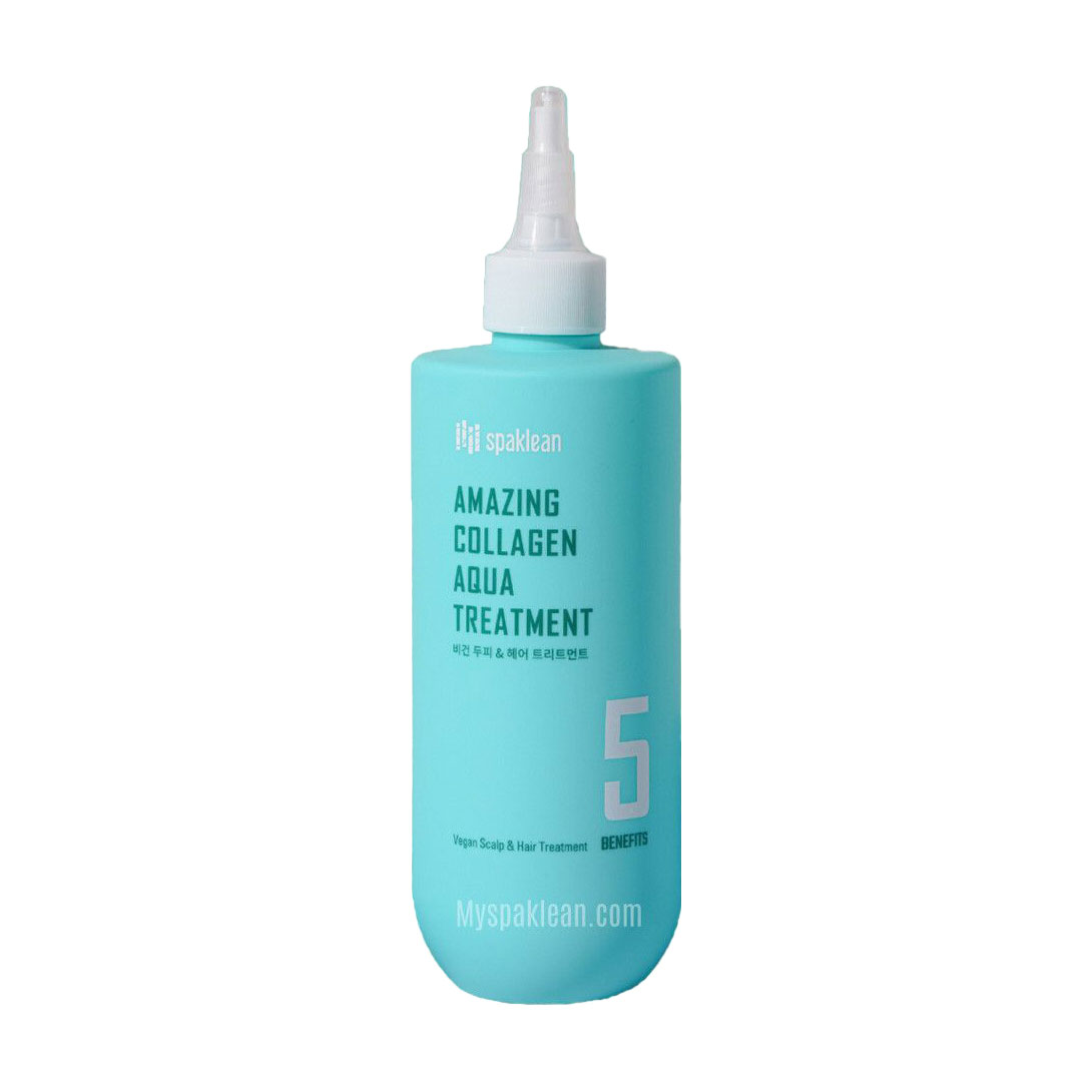 Маска-філлер Spaklean Amazing Collagen Aqua Treatment для сухого та пошкодженого волосся, з колагеном, 300 мл