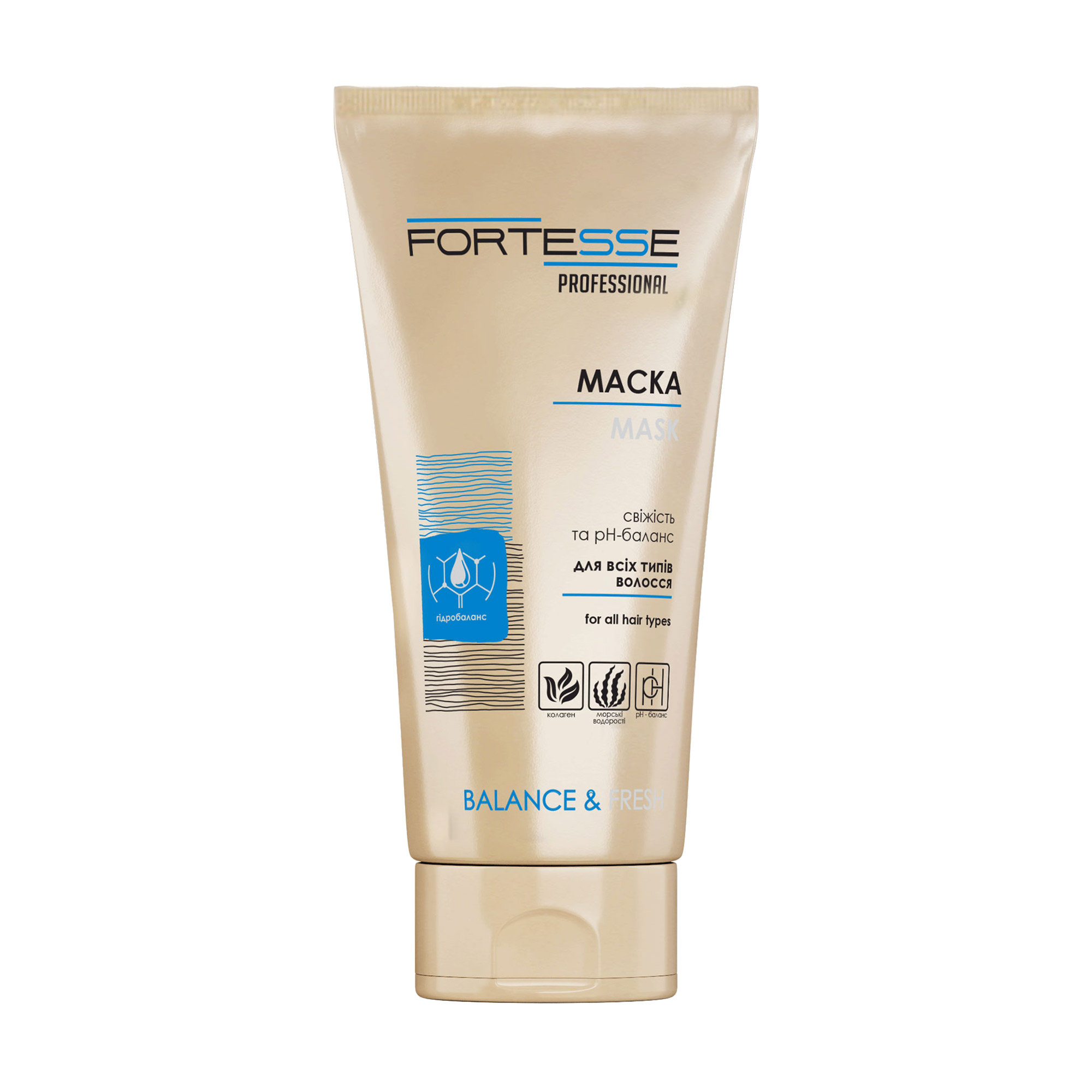 Маска Fortesse Professional Balance &amp; Fresh Hair Mask для всіх типів волосся, 200 мл